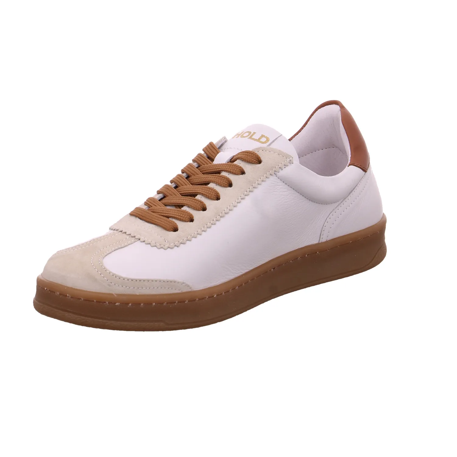 HOLD Halbschuhe Sneaker Weiss Leder HOLD Halbschuhe Sneaker Weiss Leder