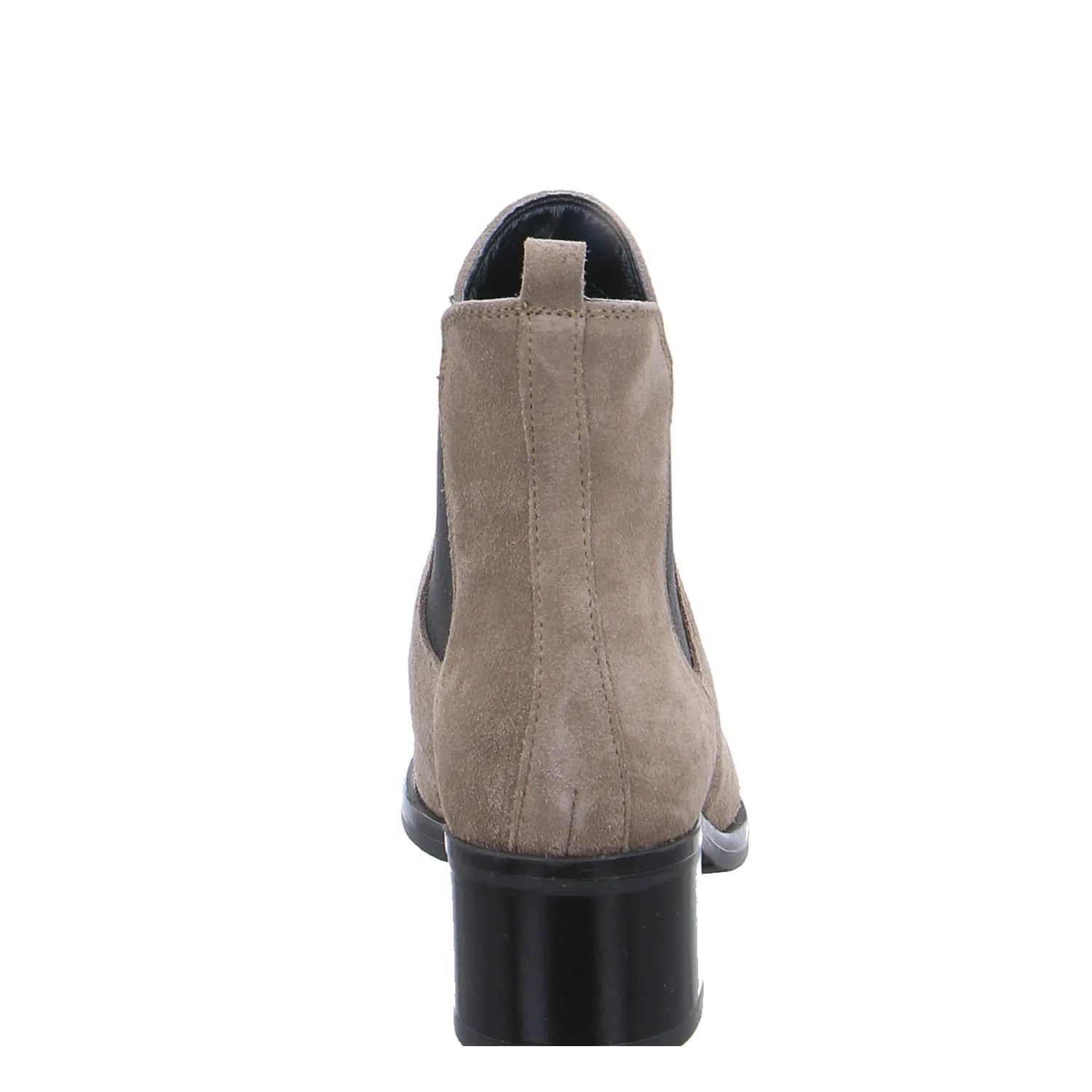 SCHUHENGEL Stiefelette Taupe Leder SCHUHENGEL Stiefelette Taupe Leder