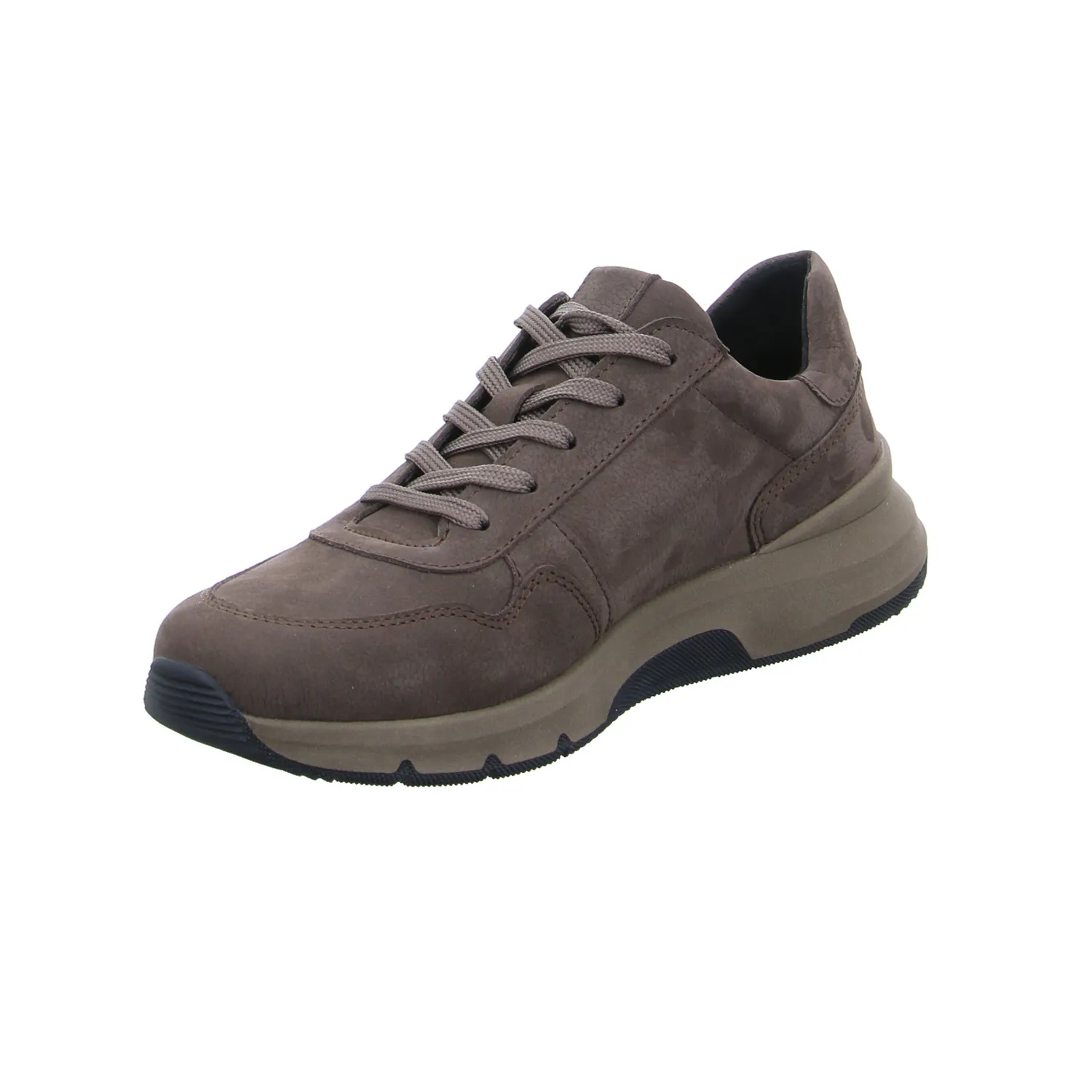 VAN DER LAAN Halbschuh Braun Leder VAN DER LAAN Halbschuh Braun Leder