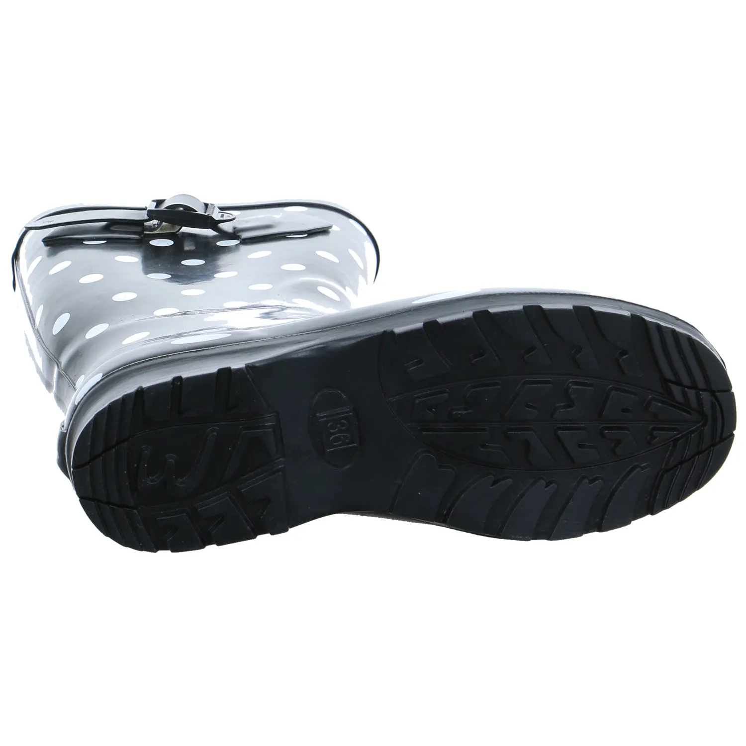 BECK Damen-Gummistiefel Schwarz Synthetik BECK Damen-Gummistiefel Schwarz Synthetik