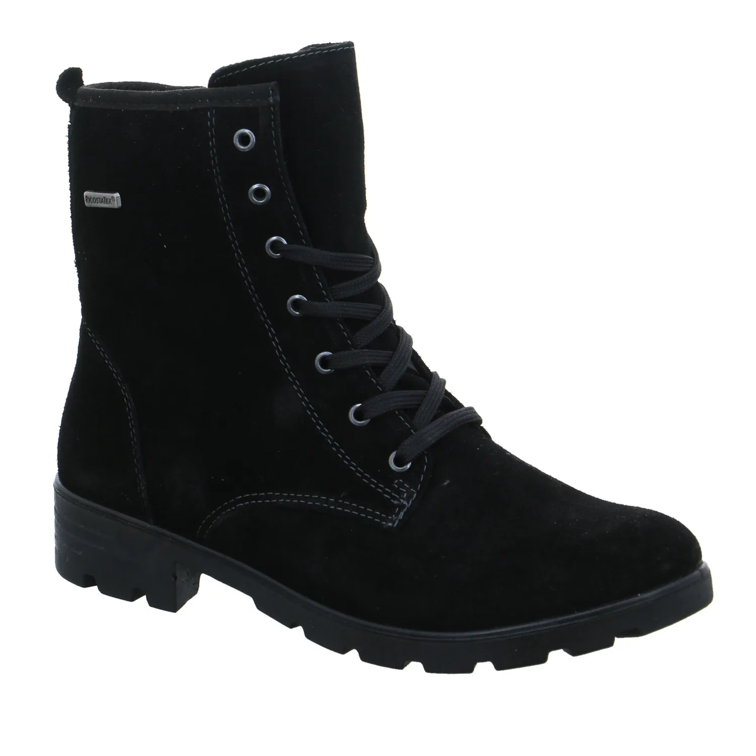RICOSTA Schaftstiefel Mädchen-Winter-Bottine Schwarz Leder RICOSTA Schaftstiefel Mädchen-Winter-Bottine Schwarz Leder