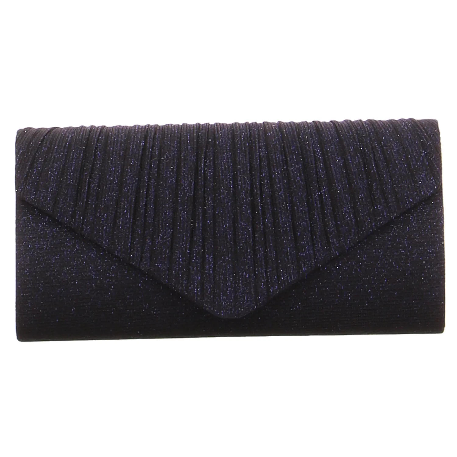 * Clutch / Abendtasche Blau Textil 