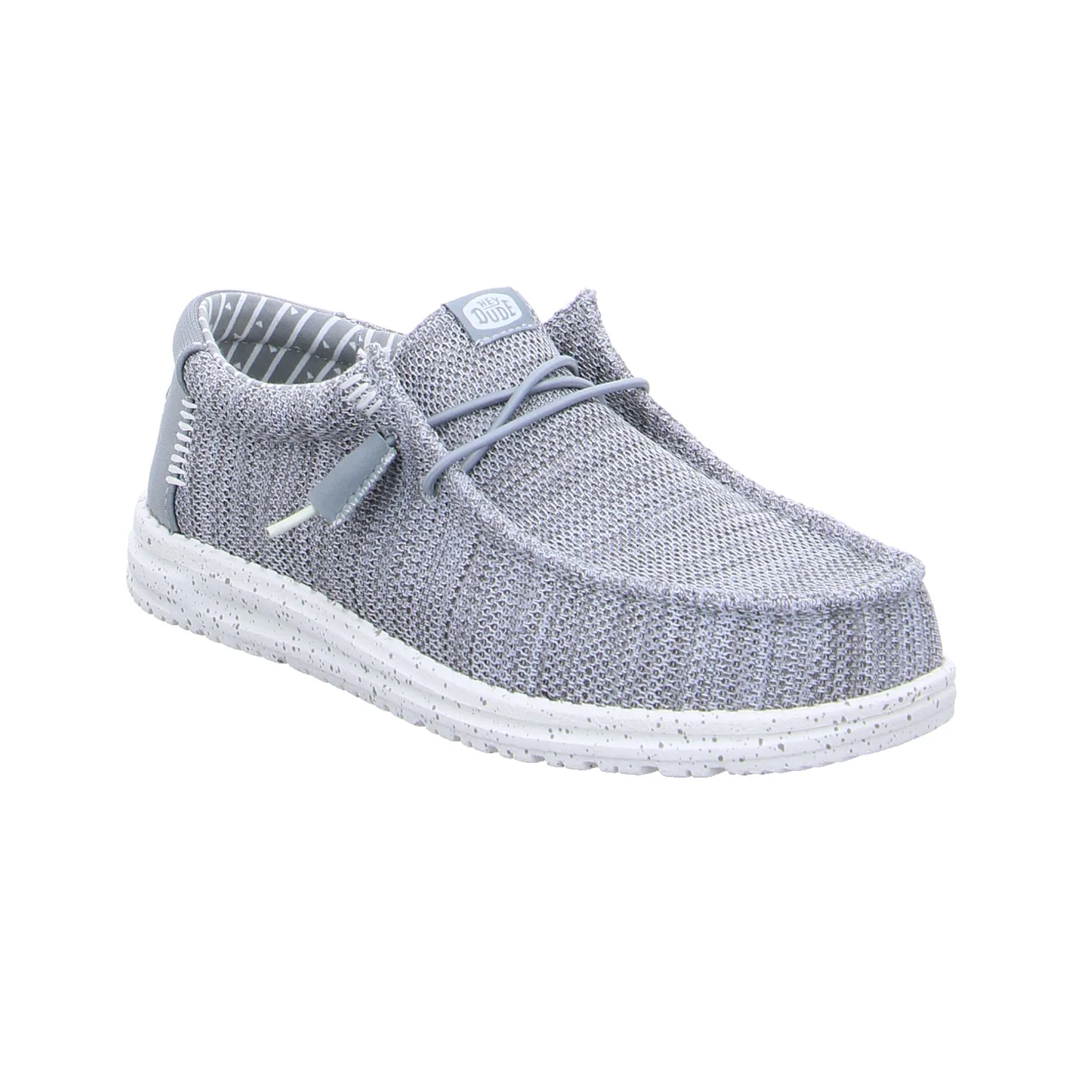 HEY DUDE Halbschuh Grau Textil HEY DUDE Halbschuh Grau Textil