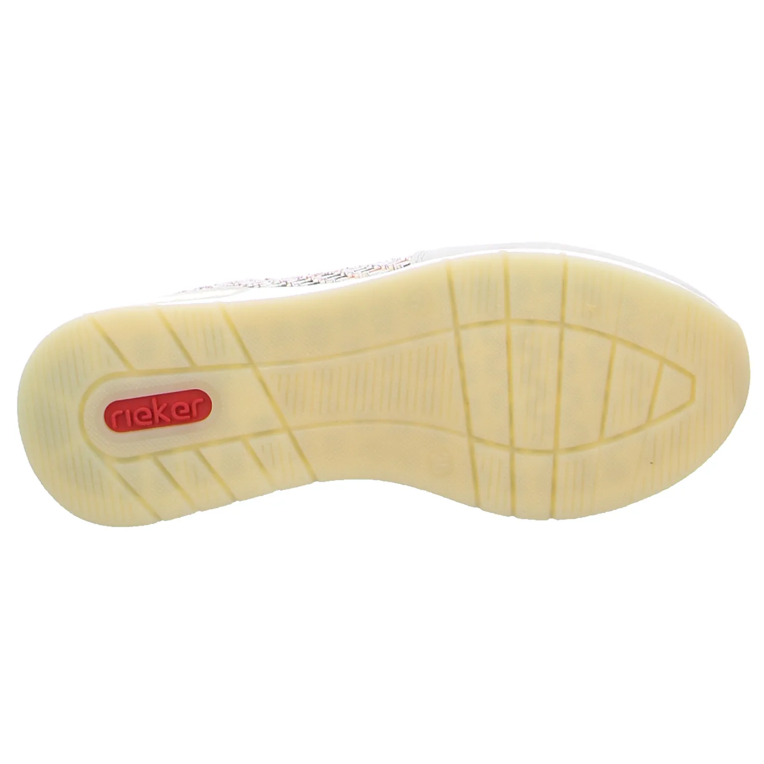 RIEKER Sneaker Beige Lederimitat 