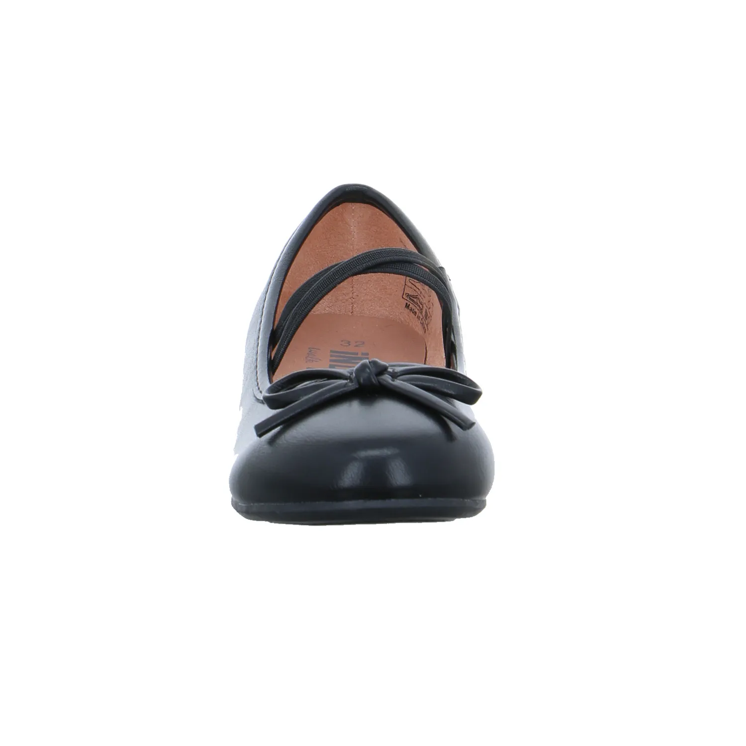 INDIGO Festlicher Schuh Mädchen-Ballerina Schwarz Lederimitat INDIGO Festlicher Schuh Mädchen-Ballerina Schwarz Lederimitat