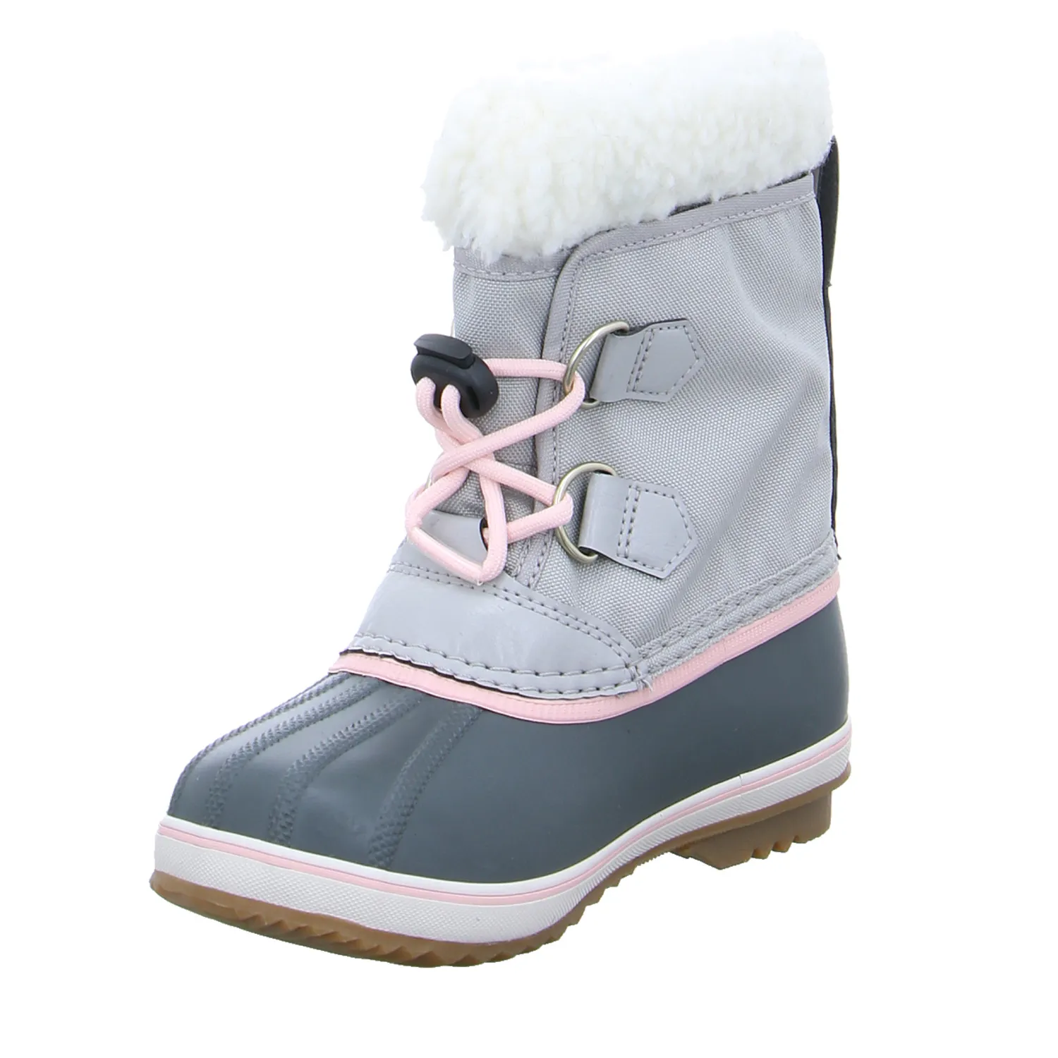 SOREL Schneestiefel Mädchen Kinder-Snowboot Silber Synthetik SOREL Schneestiefel Mädchen Kinder-Snowboot Silber Synthetik