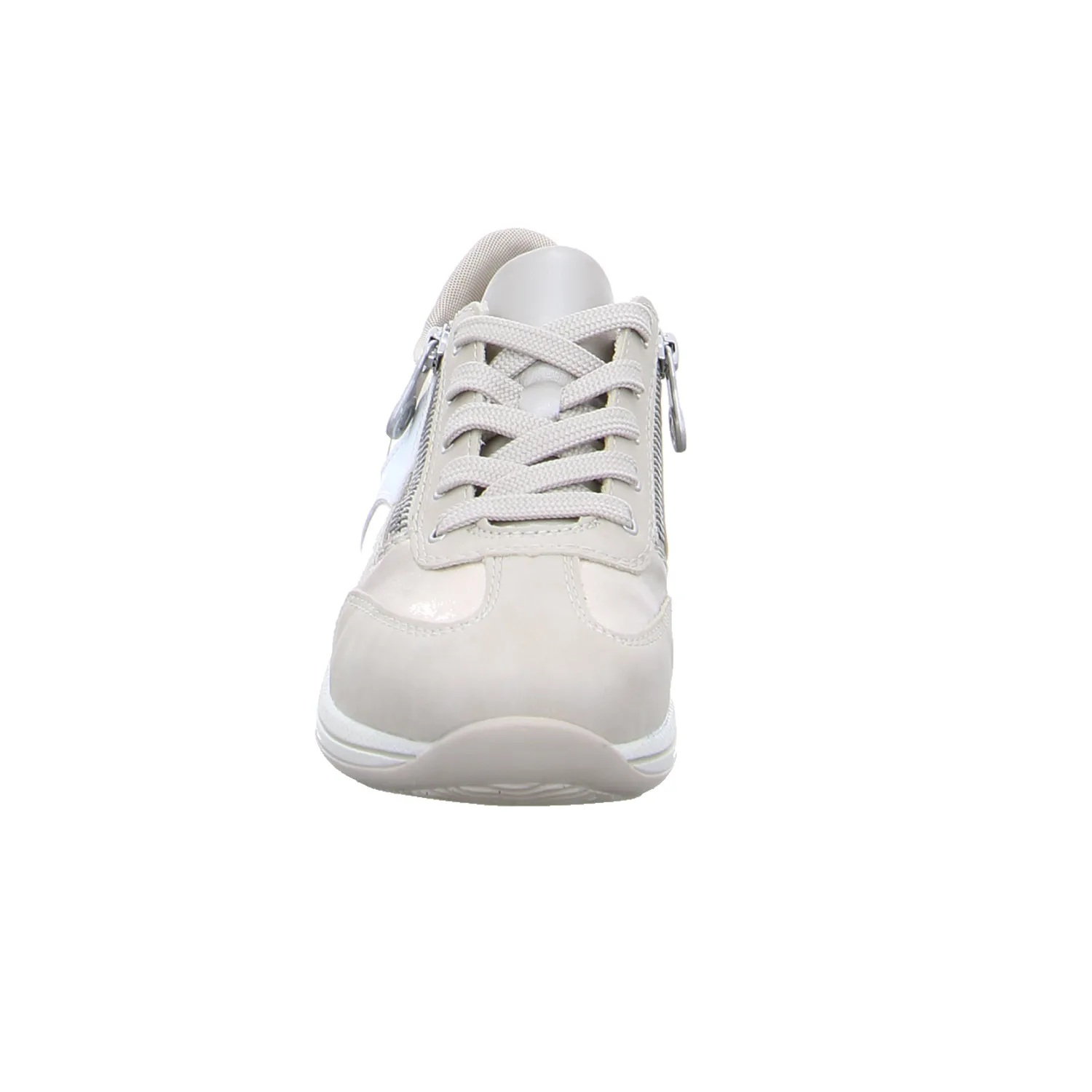 RIEKER Comfort-Schnürer Beige Lederimitat RIEKER Comfort-Schnürer Beige Lederimitat