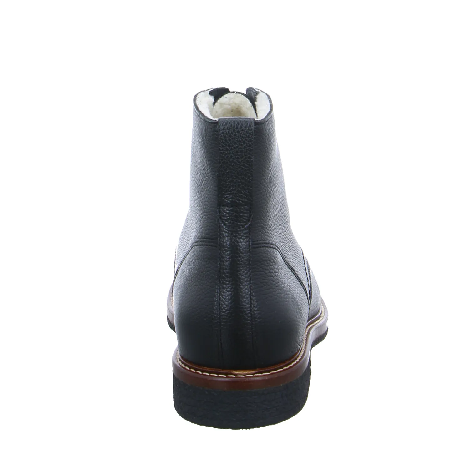 FERNANDO STRAPPA Winter-Boots Schwarz Leder FERNANDO STRAPPA Winter-Boots Schwarz Leder