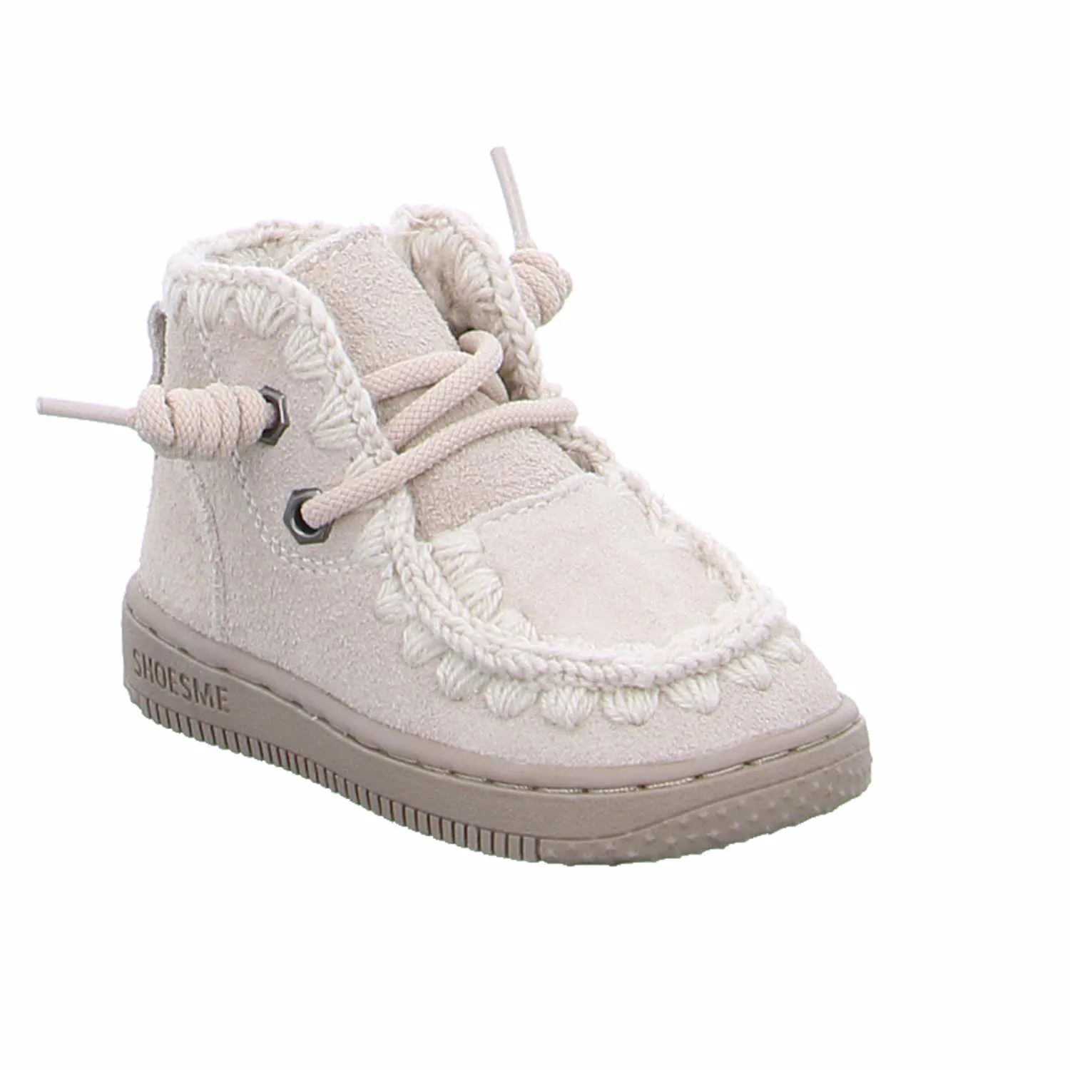SHOESME Mini Booty Kleinkinder-Winter-Bottine Beige Leder SHOESME Mini Booty Kleinkinder-Winter-Bottine Beige Leder