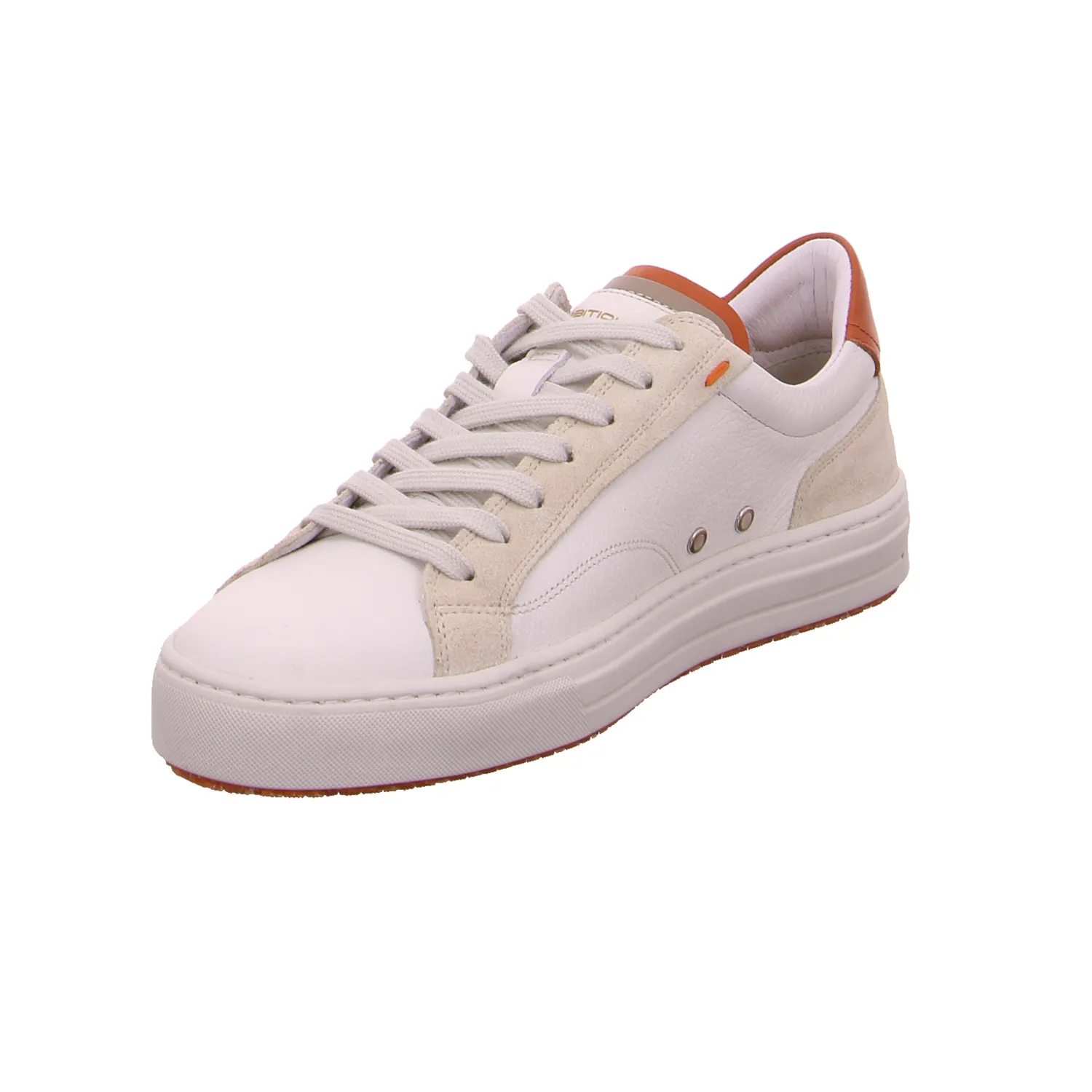 AMBITIOUS Halbschuhe Sneaker Weiss Leder AMBITIOUS Halbschuhe Sneaker Weiss Leder