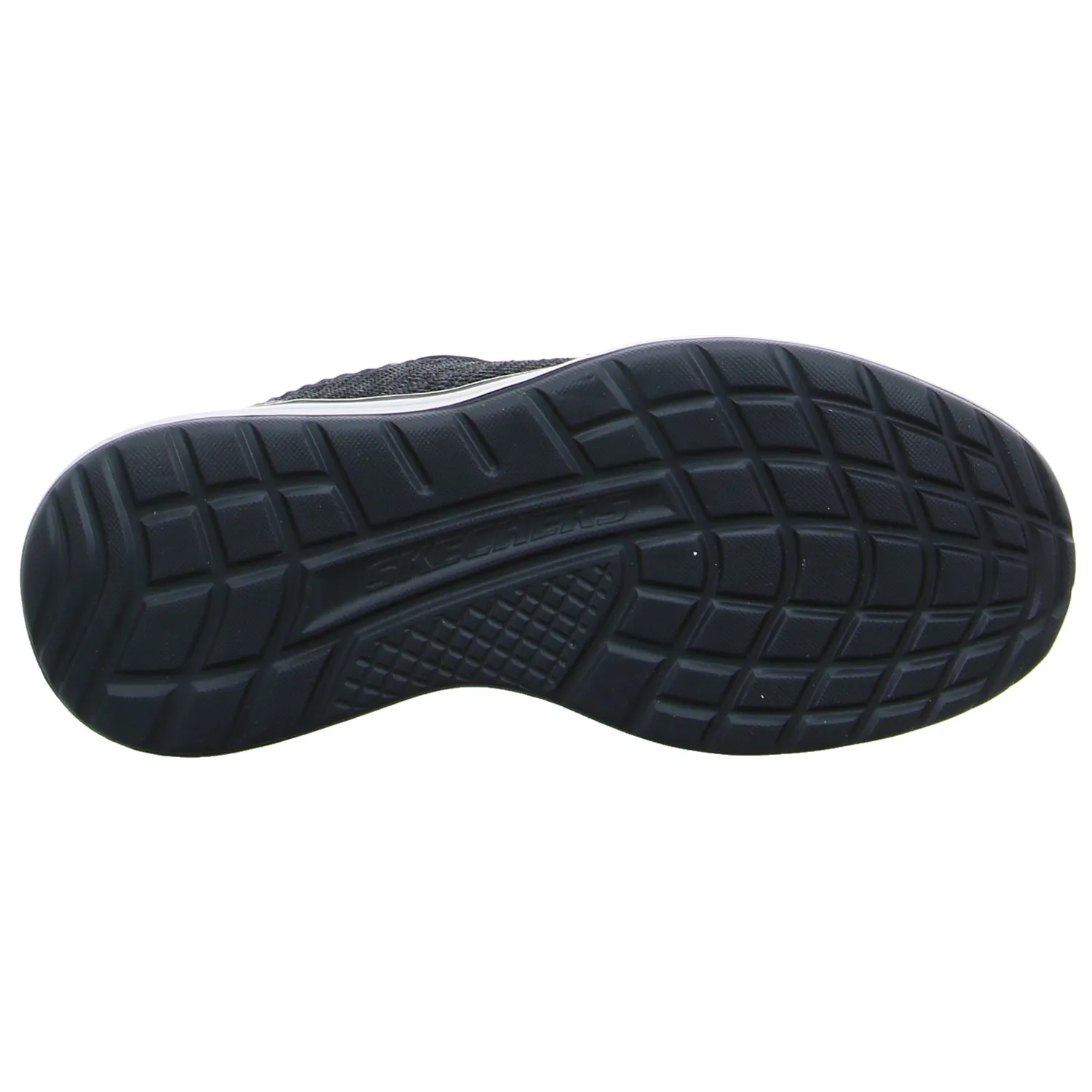SKECHERS Air-Cooled Memory Foam Halbschuhe Sneaker Stoff Schwarz Synthetik 