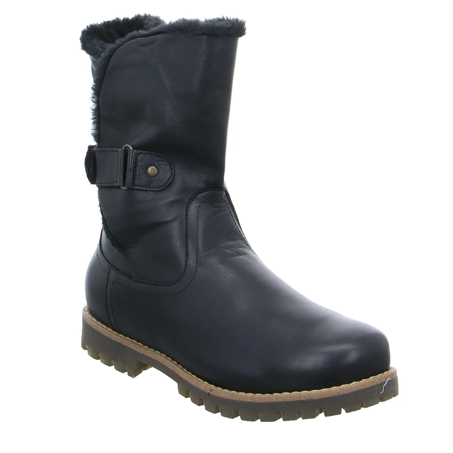 ANDREA CONTI mit Wechselfussbett Boot Schwarz Leder ANDREA CONTI mit Wechselfussbett Boot Schwarz Leder