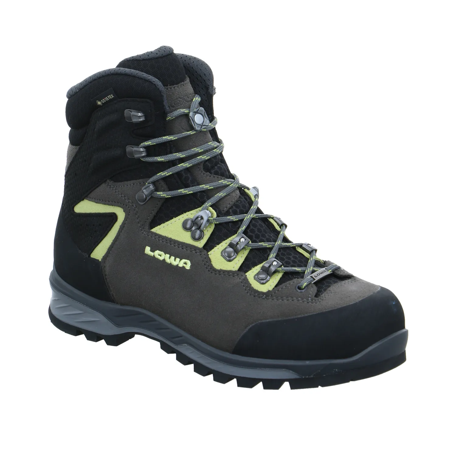 LOWA Gore-Tex Wander- Bergschuh Damen Grau Leder LOWA Gore-Tex Wander- Bergschuh Damen Grau Leder