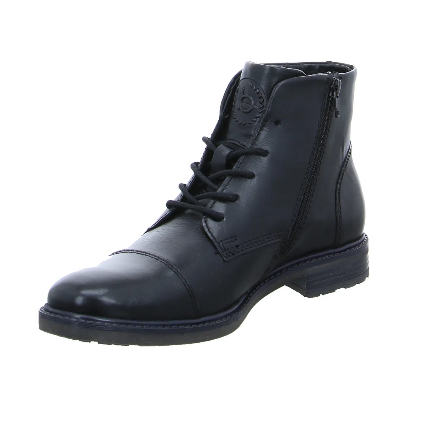 BUGATTI SHOES Winter-Boots Schwarz Leder 
