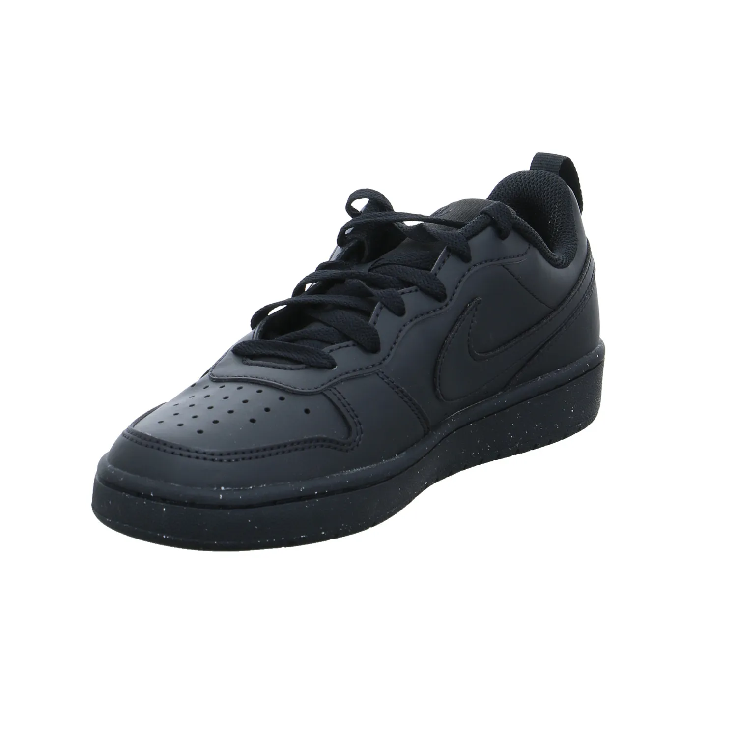 NIKE Nike Court Borough Low Recraft Kinder Sportschuh Schwarz Lederimitat 
