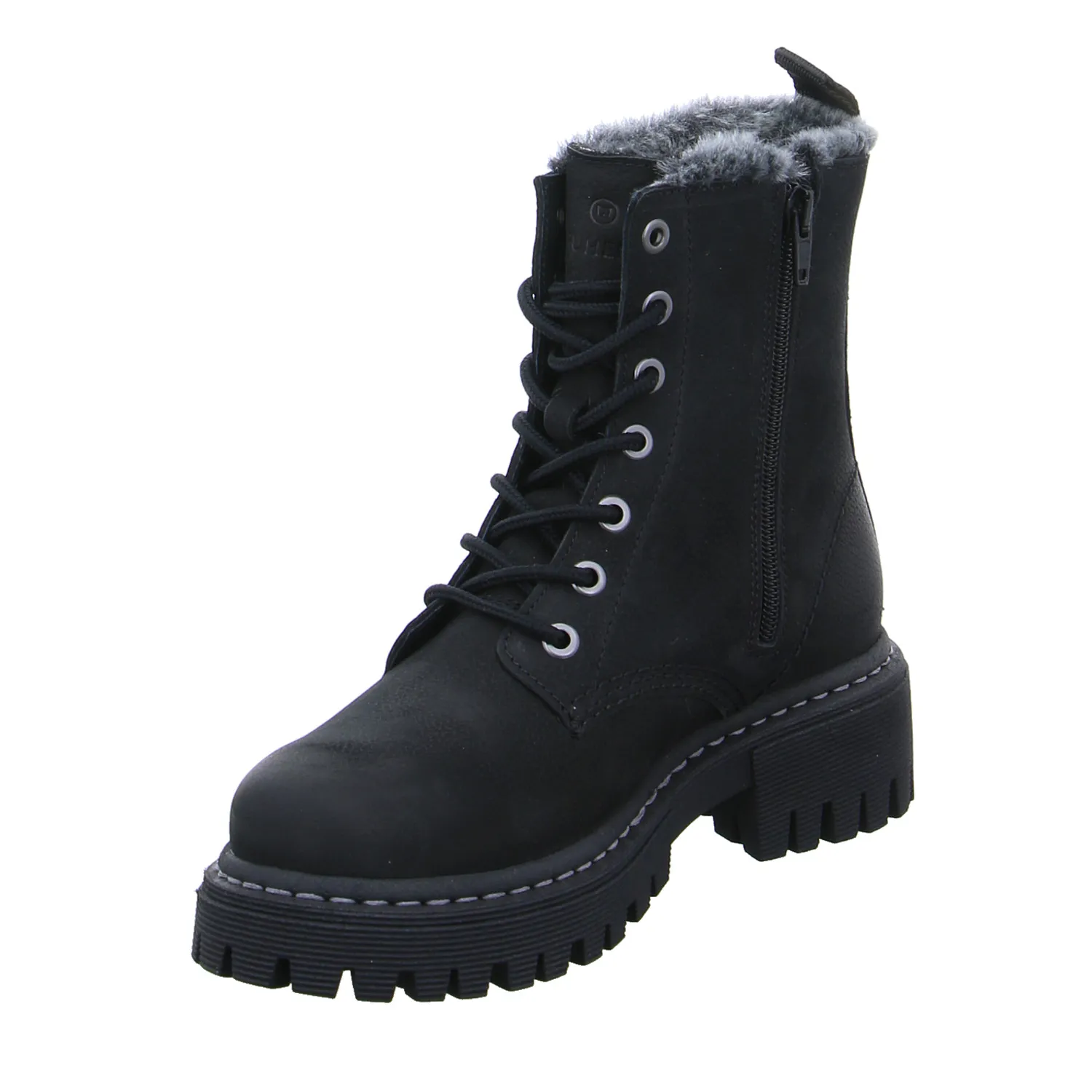 SCHUHENGEL Boot Schwarz Leder 