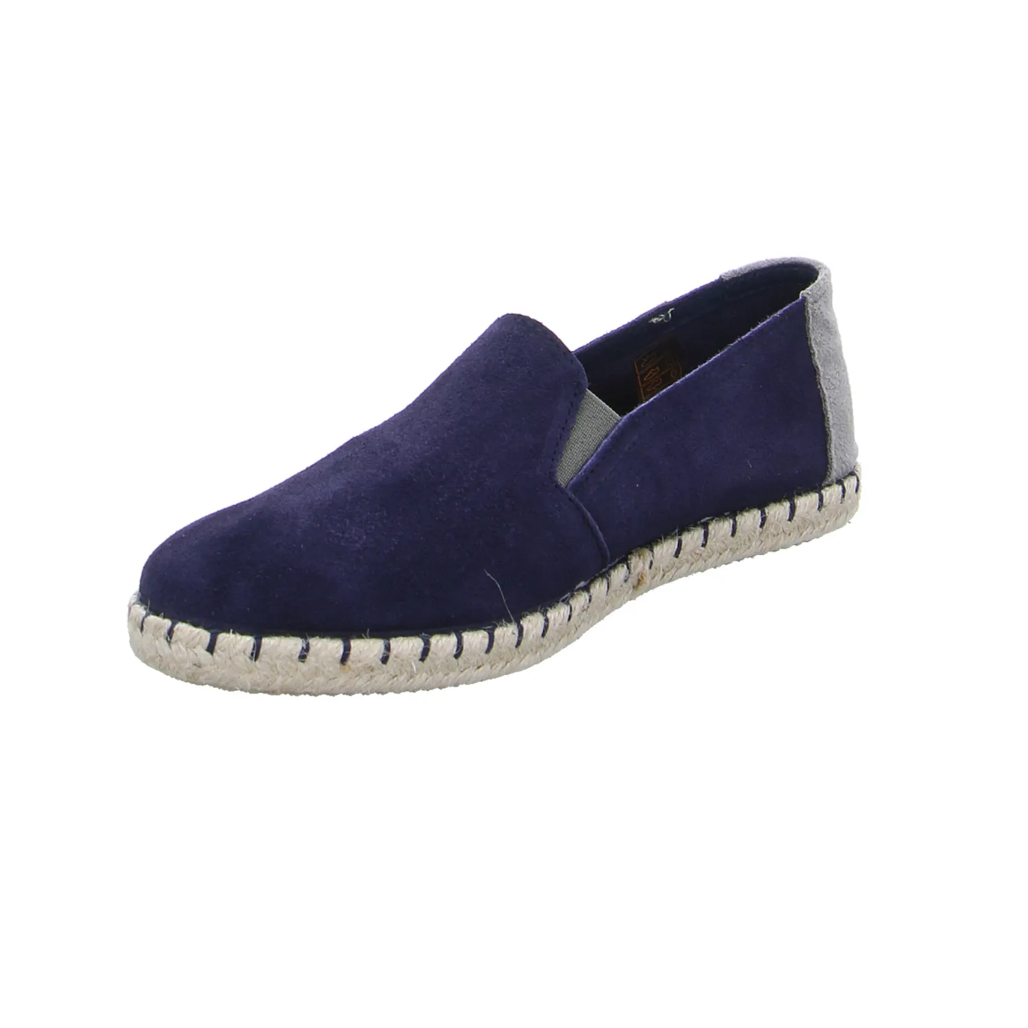 * Halbschuh-Schlüpfer Blau Leder * Halbschuh-Schlüpfer Blau Leder
