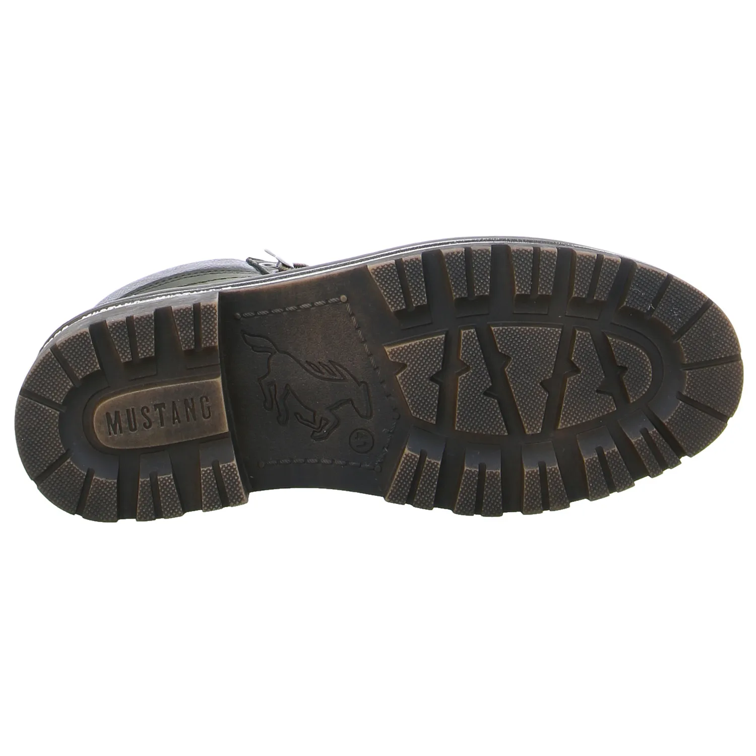 MUSTANG Winter-Boots Khaki Lederimitat 