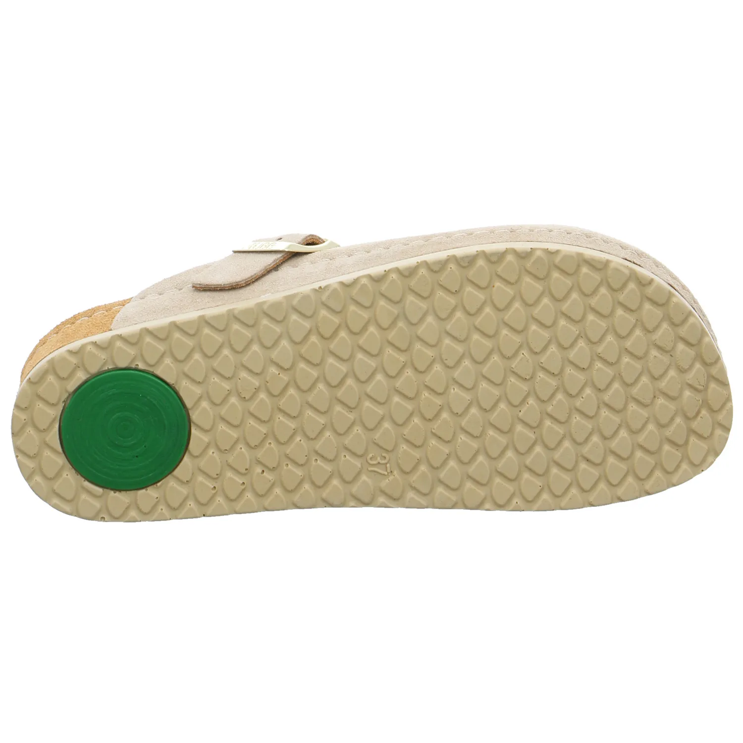 MUBB Pantolette Beige Leder 