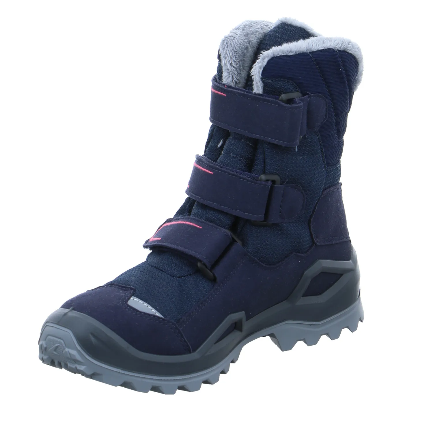 LOWA Winterstiefel Mädchen-Snowboot Membrane Dunkelblau Textil LOWA Winterstiefel Mädchen-Snowboot Membrane Dunkelblau Textil