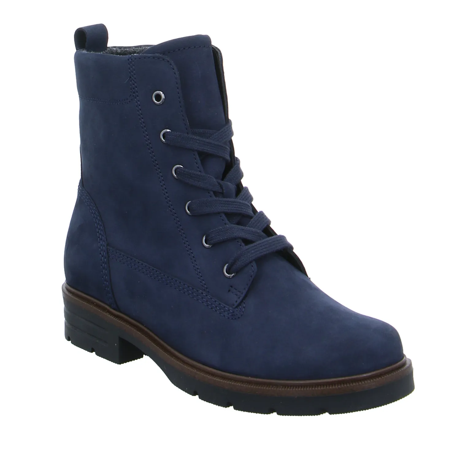 GABOR Boot Blau Leder 