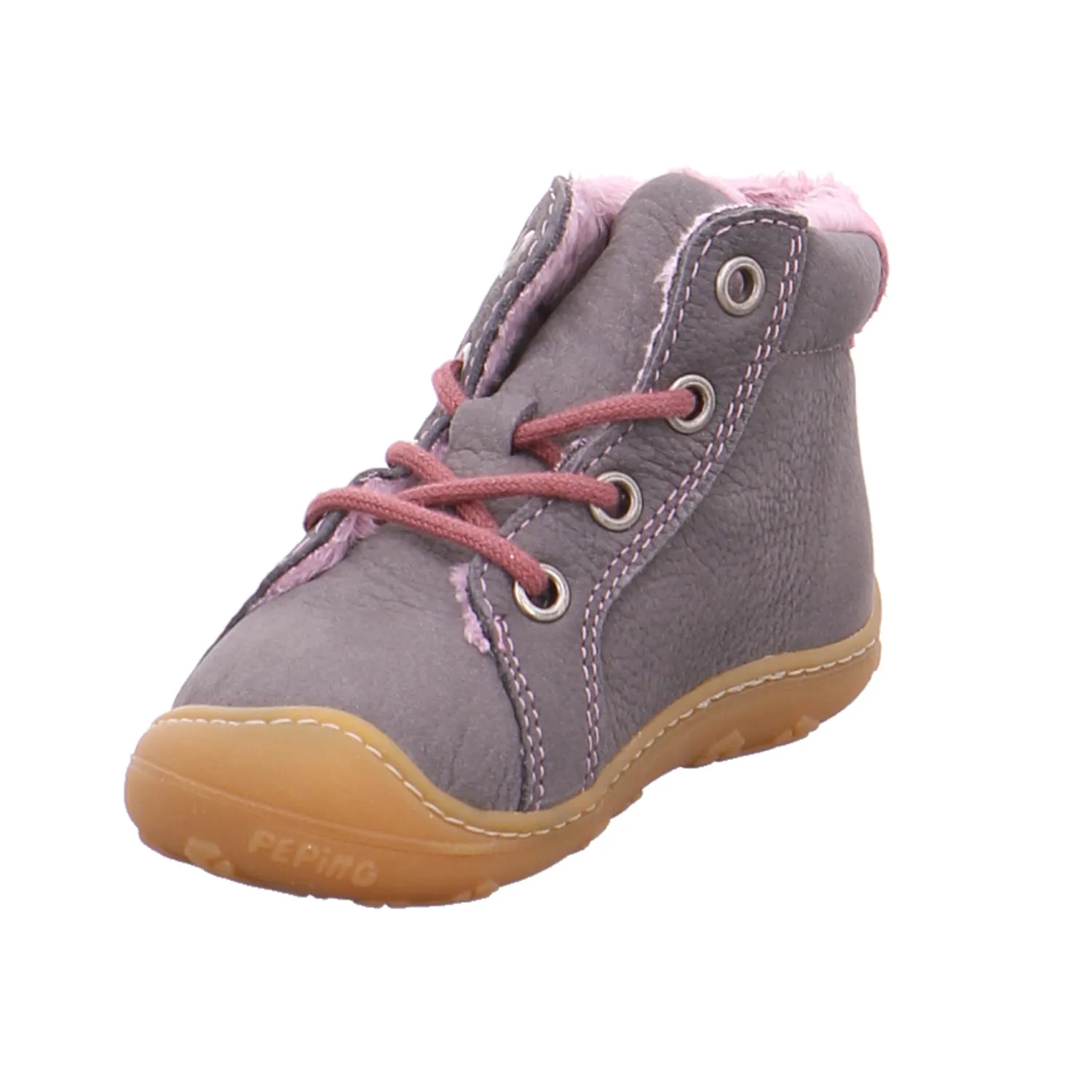 PEPINO Bottine Lauflernschuh Silber Leder PEPINO Bottine Lauflernschuh Silber Leder