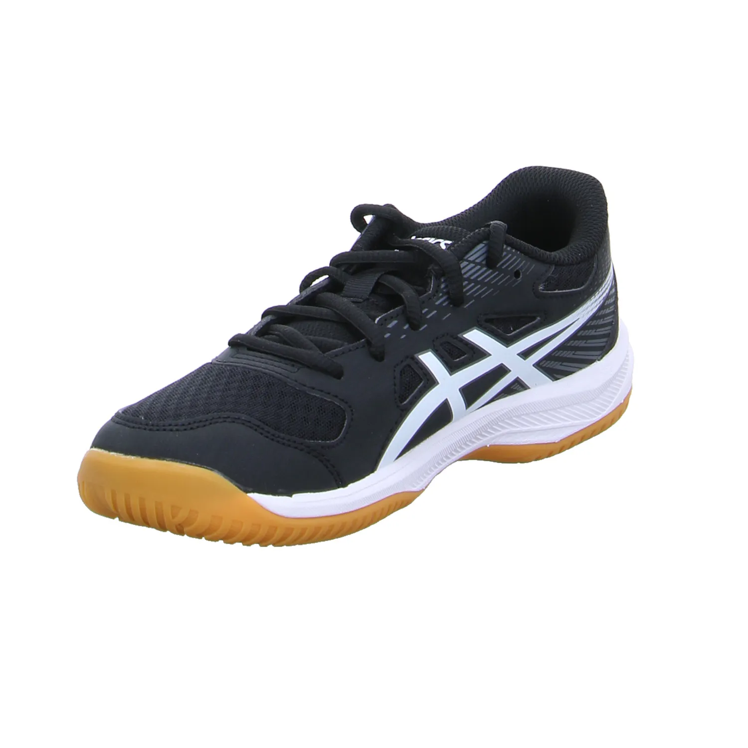 ASICS Upcourt 6 GS Kids Kinder Indoor Schwarz Synthetik ASICS Upcourt 6 GS Kids Kinder Indoor Schwarz Synthetik