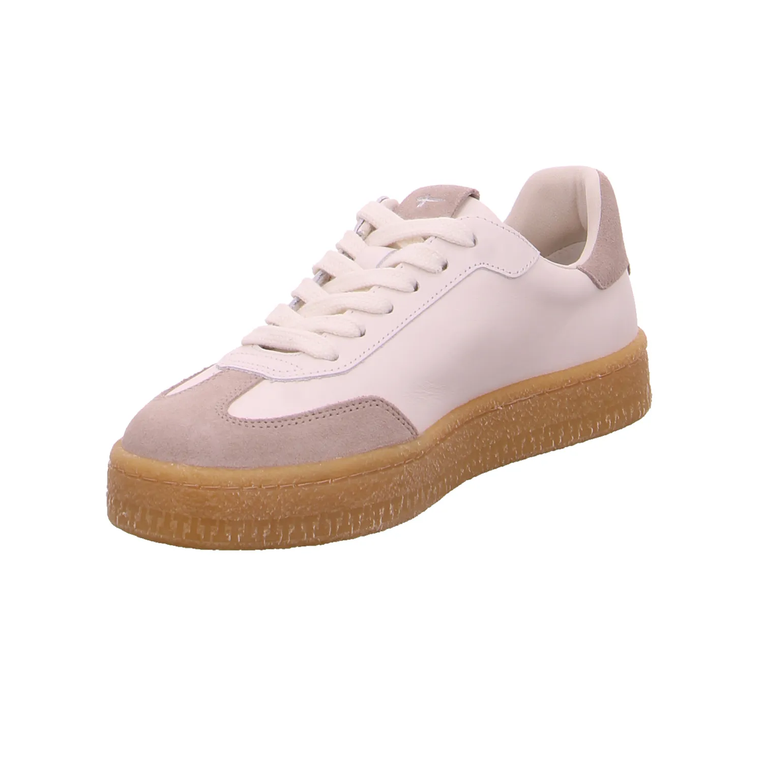TAMARIS Sneaker Taupe Leder 