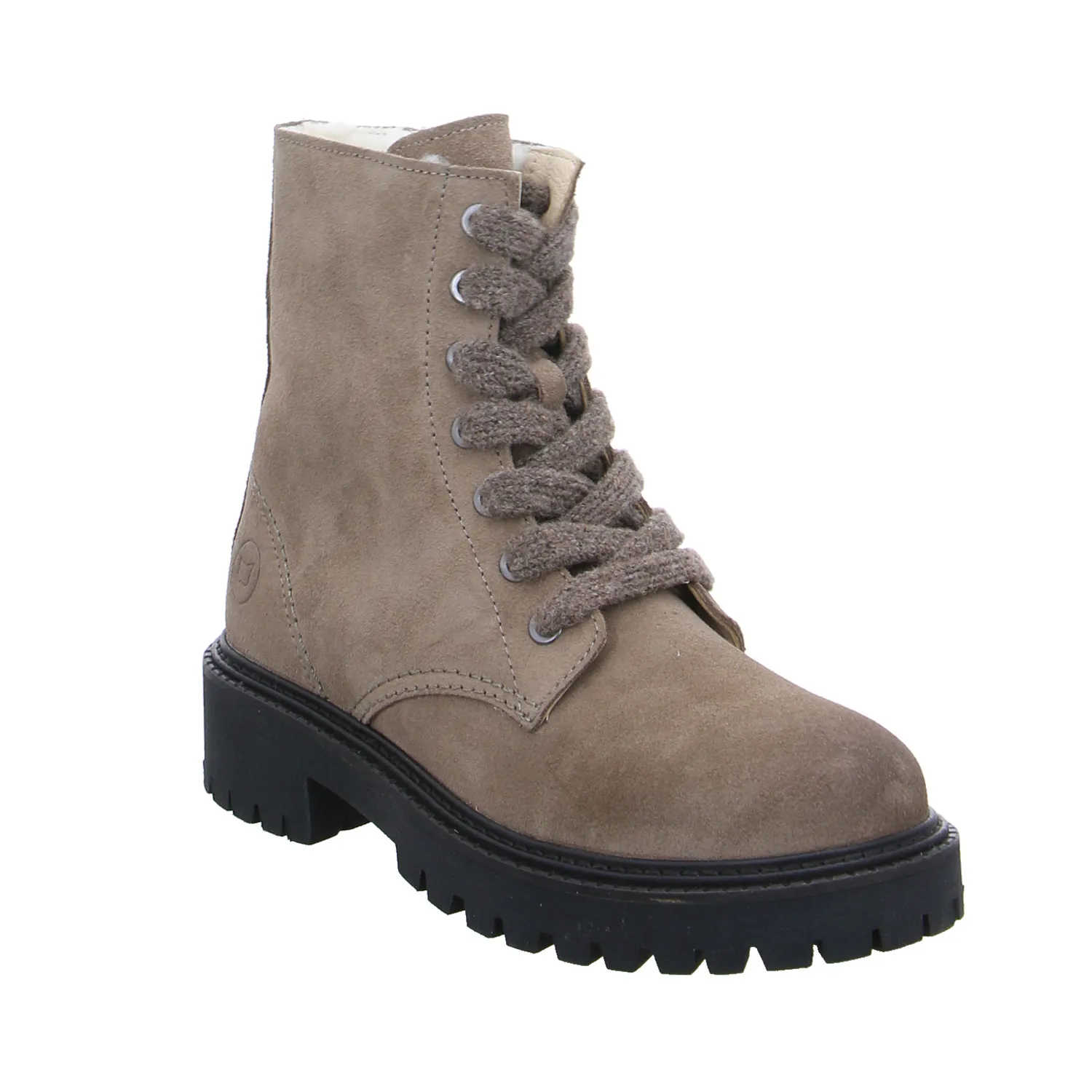 SCHUHENGEL Boot Taupe Leder 