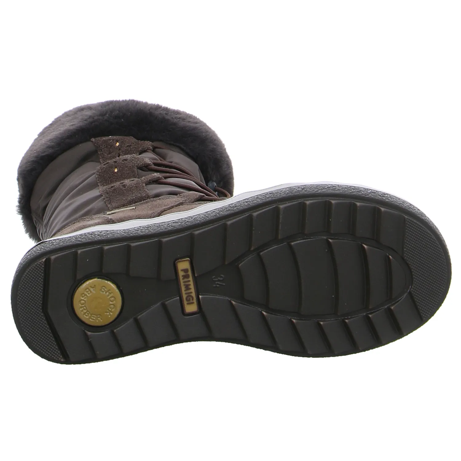 PRIMIGI Winterstiefel Mädchen-Snowboot Membrane Braun Textil PRIMIGI Winterstiefel Mädchen-Snowboot Membrane Braun Textil