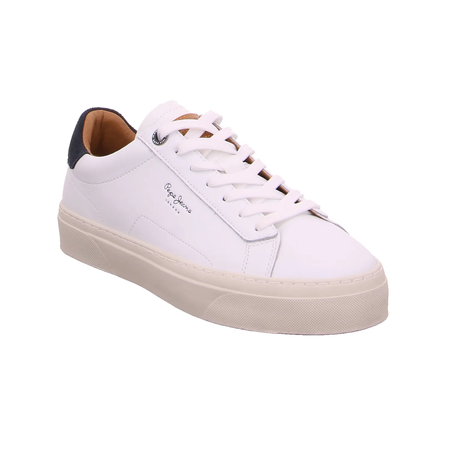 PEPE JEANS Halbschuhe Sneaker Weiss Leder PEPE JEANS Halbschuhe Sneaker Weiss Leder
