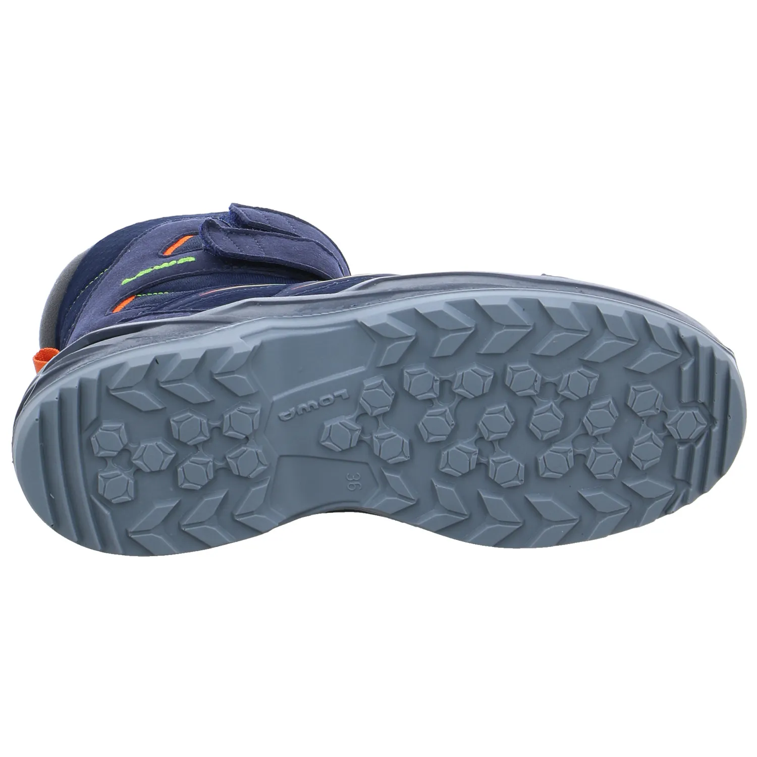 LOWA Winterstiefel Unisex Kleinkinder-Snowboot  Membran Dunkelblau Lederimitat 