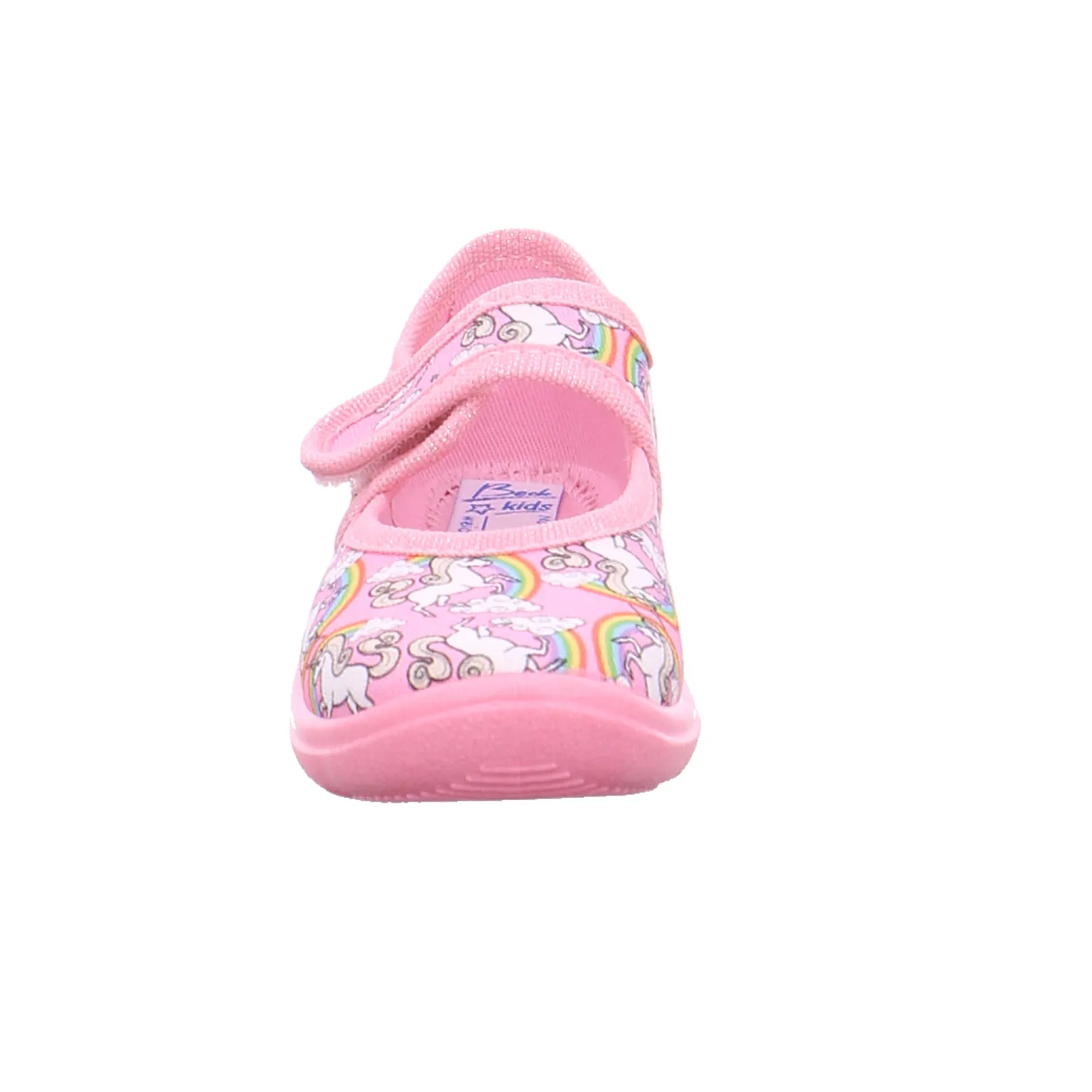 BECK Mädchenhausschuh Kinder-Hausschuh Rosa Textil BECK Mädchenhausschuh Kinder-Hausschuh Rosa Textil