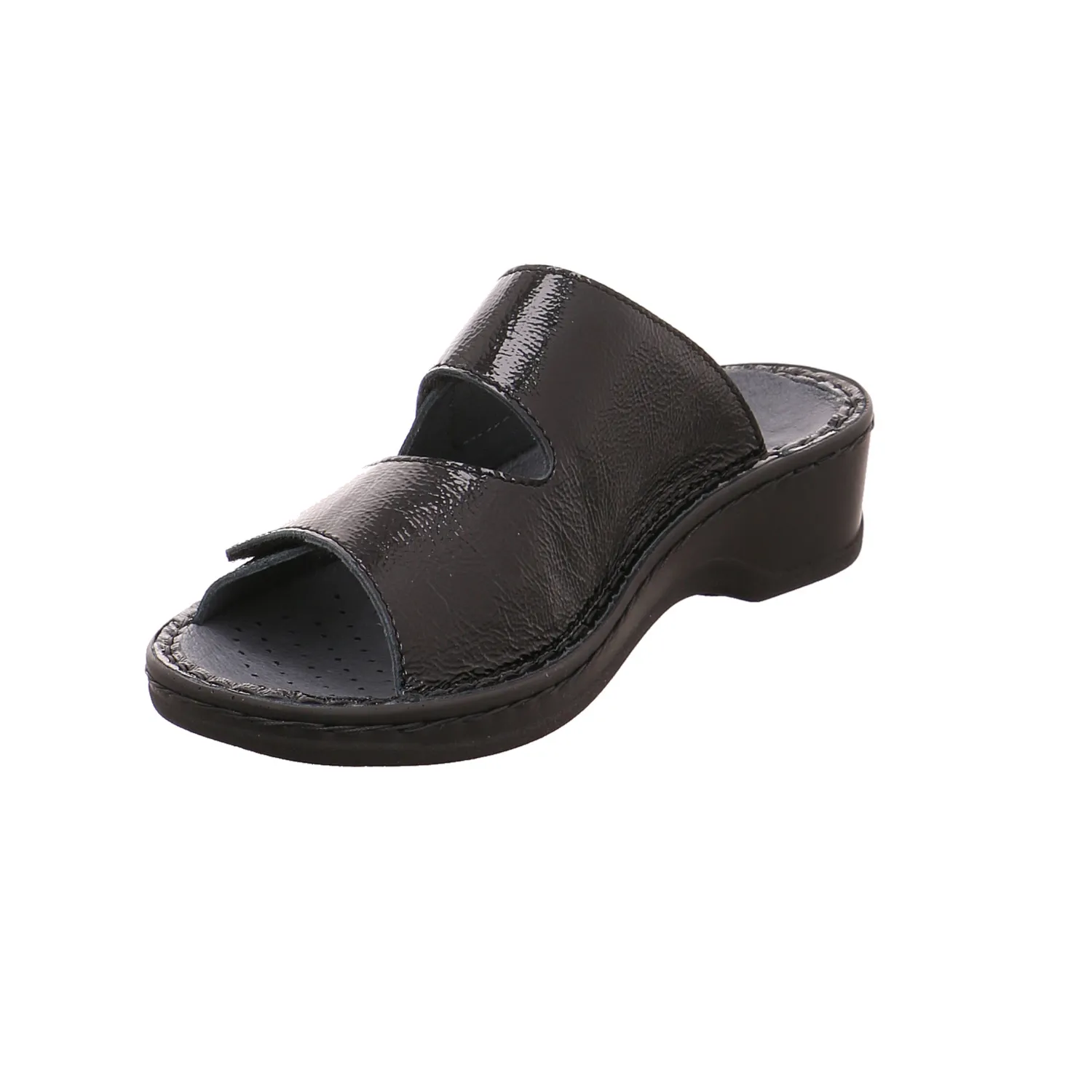 STUPPY Pantolette Schwarz Leder STUPPY Pantolette Schwarz Leder