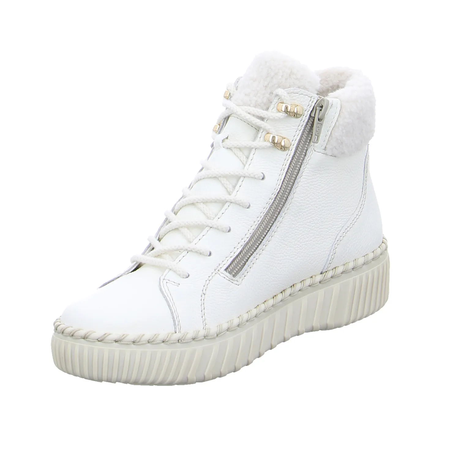 REMONTE Boot Offwhite Leder REMONTE Boot Offwhite Leder