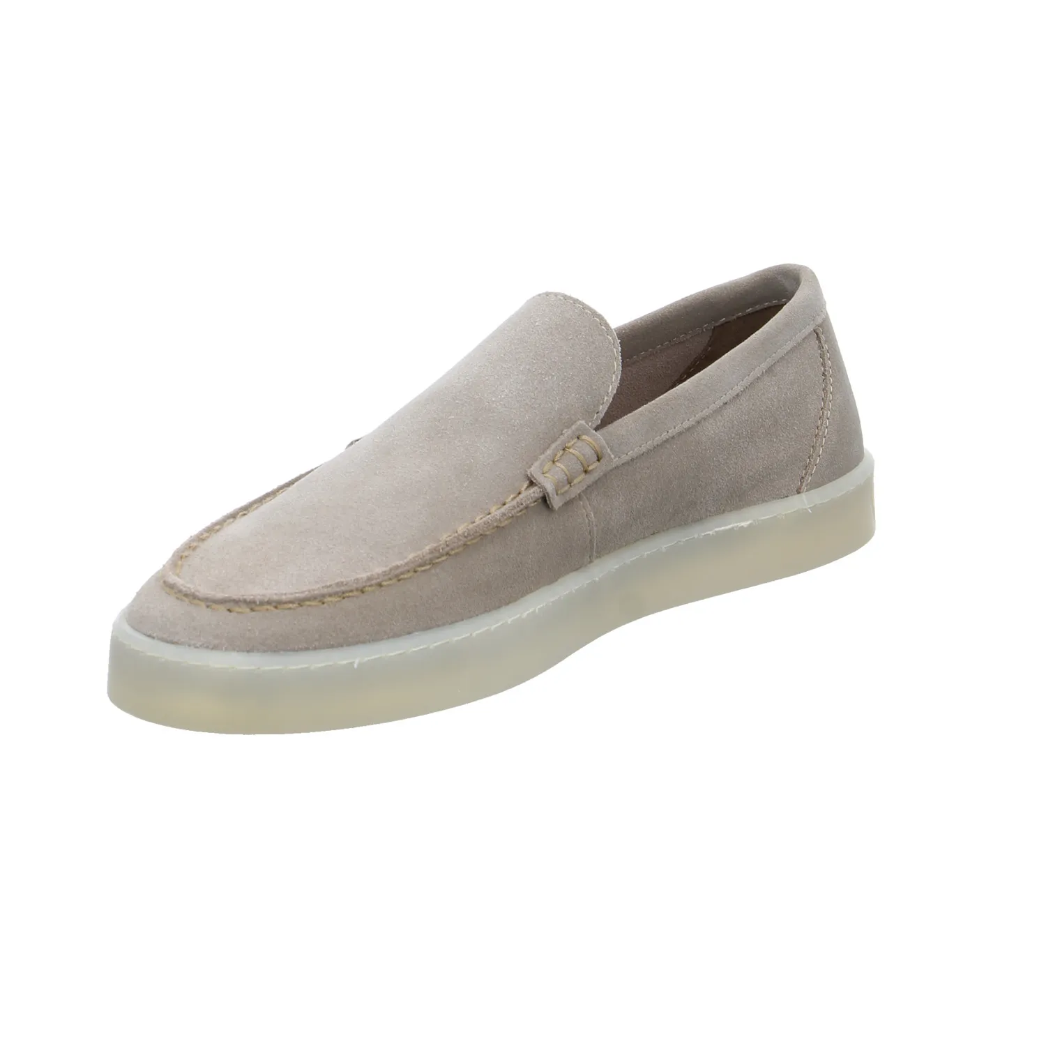 VAN DER LAAN Halbschuh Beige Leder 