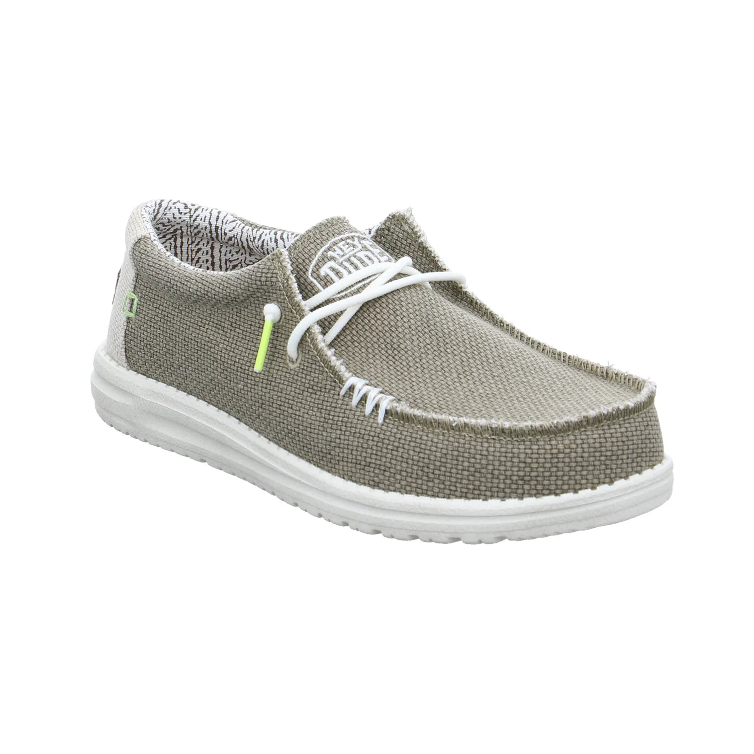 HEY DUDE Halbschuh Olive Textil HEY DUDE Halbschuh Olive Textil