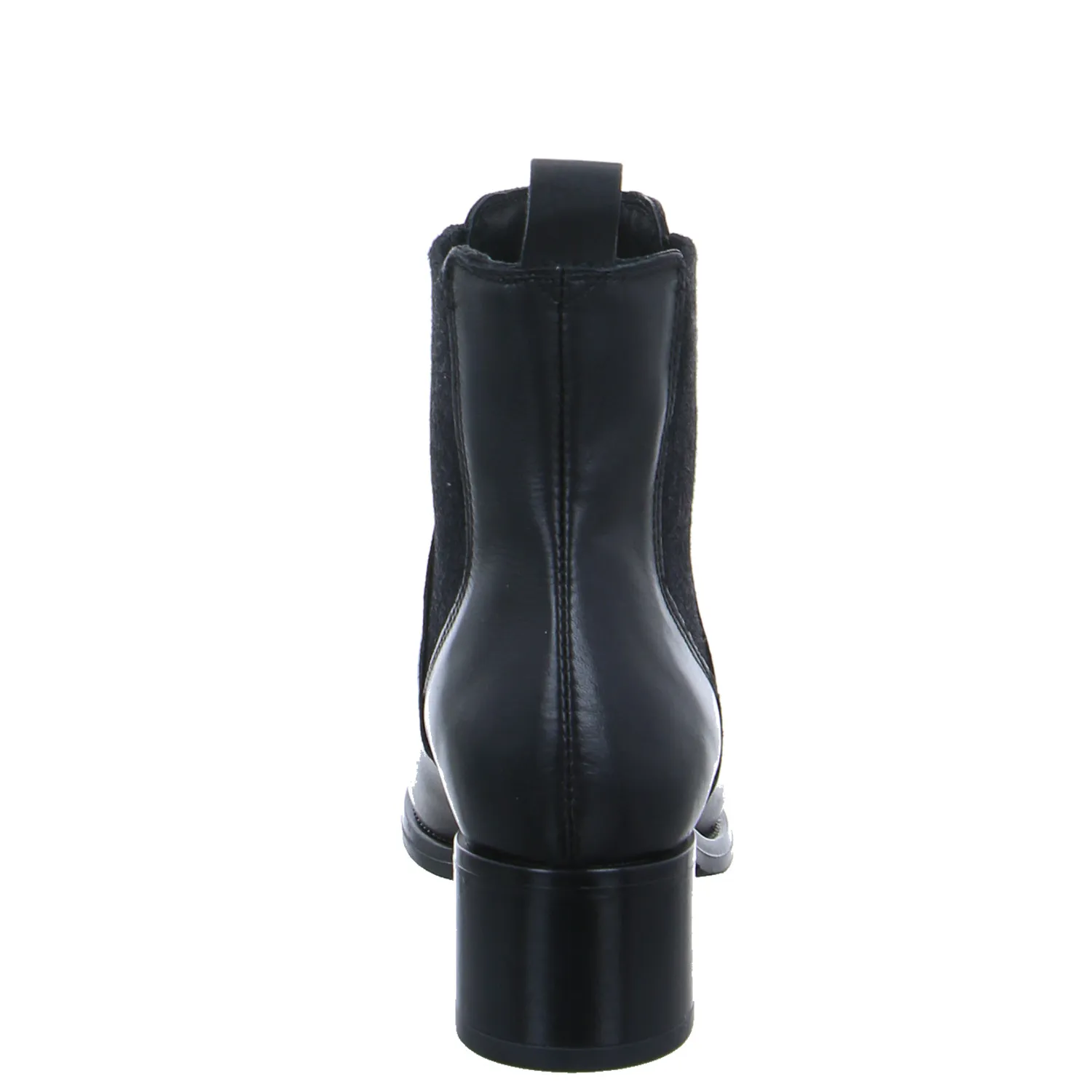 SCHUHENGEL Stiefelette Schwarz Leder SCHUHENGEL Stiefelette Schwarz Leder