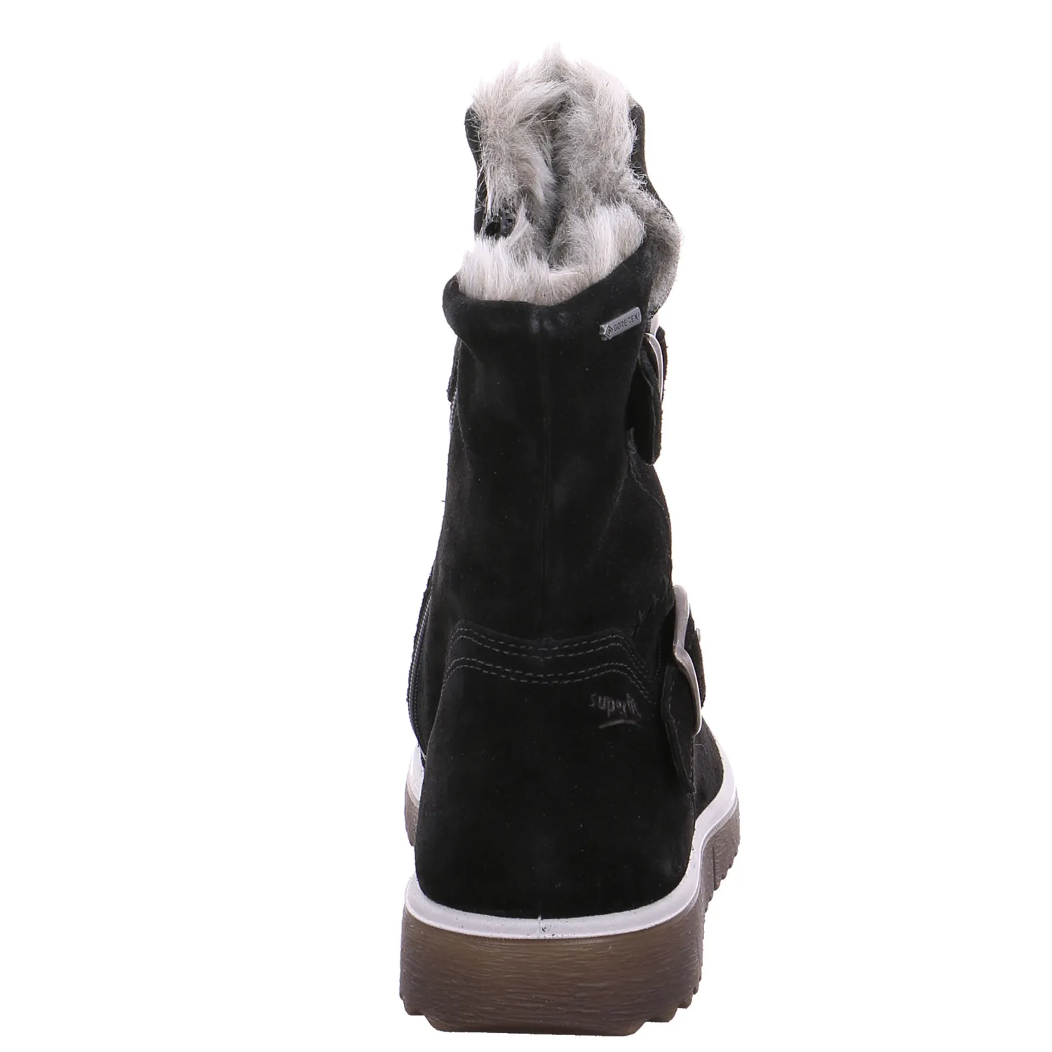 SUPERFIT Stiefelette Mädchen-Winter-Bottine Schwarz Textil SUPERFIT Stiefelette Mädchen-Winter-Bottine Schwarz Textil