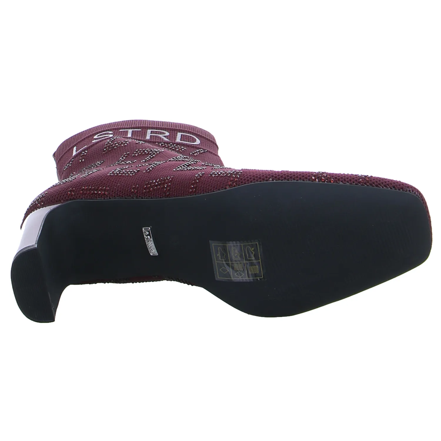 LA STRADA Stiefelette Bordeau Textil LA STRADA Stiefelette Bordeau Textil
