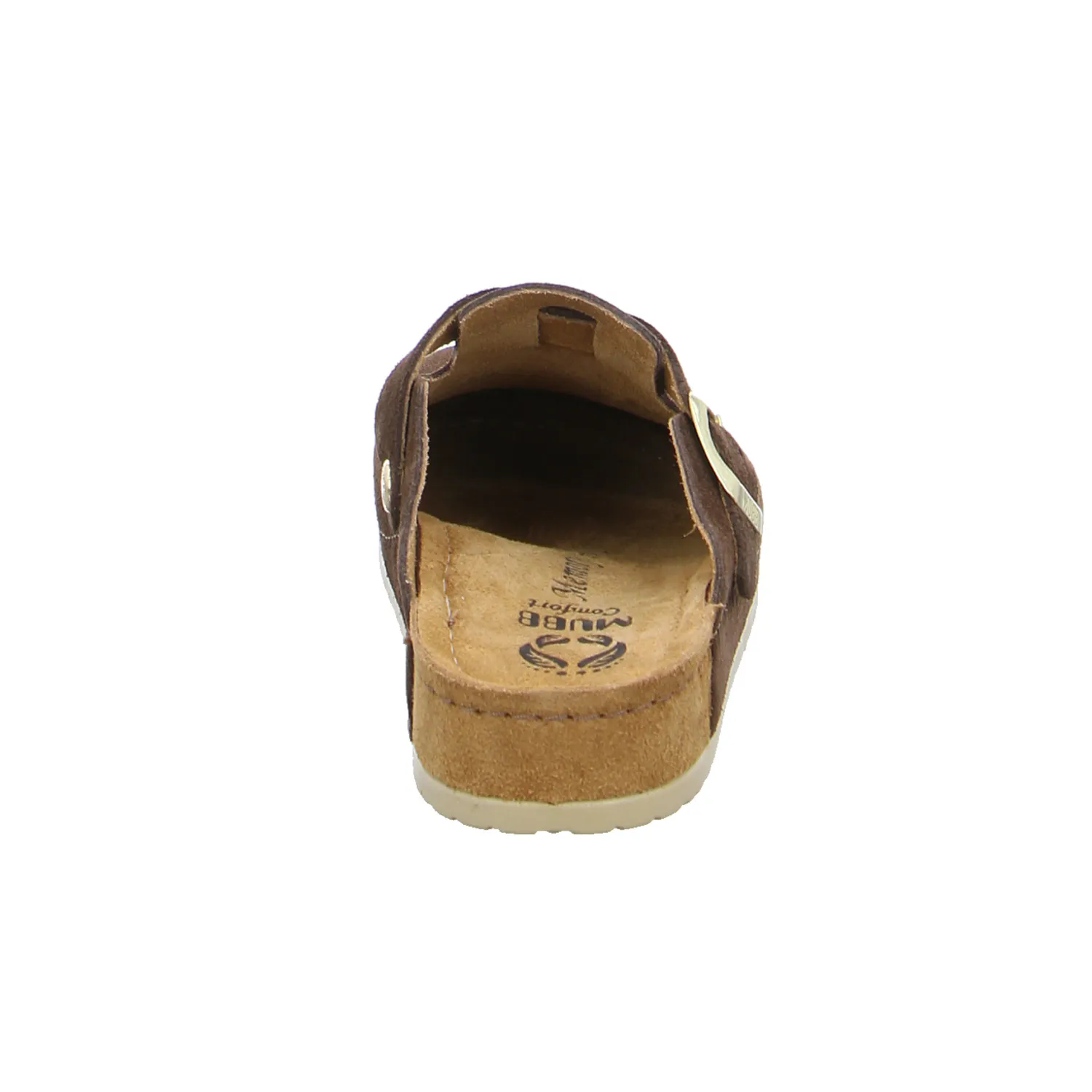 MUBB Pantolette Braun Leder MUBB Pantolette Braun Leder