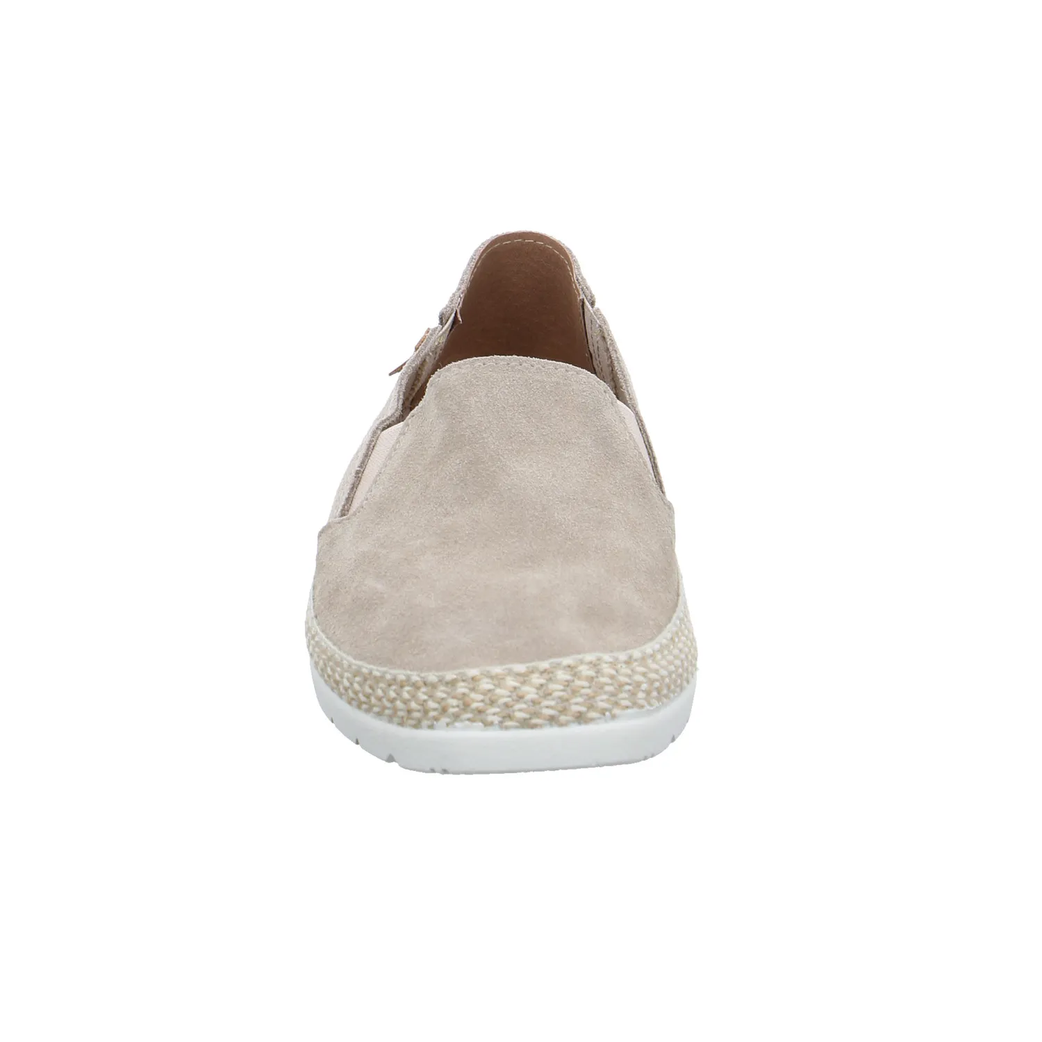 * Halbschuh-Schlüpfer Taupe Leder * Halbschuh-Schlüpfer Taupe Leder