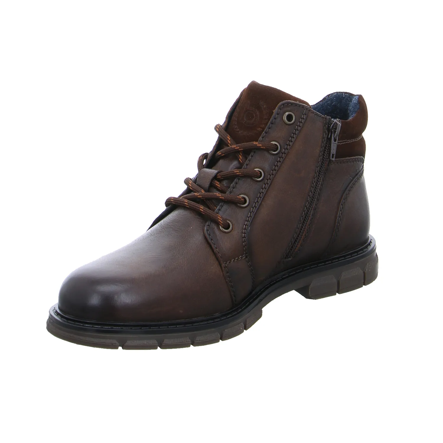BUGATTI SHOES Winter-Boots Braun Leder 