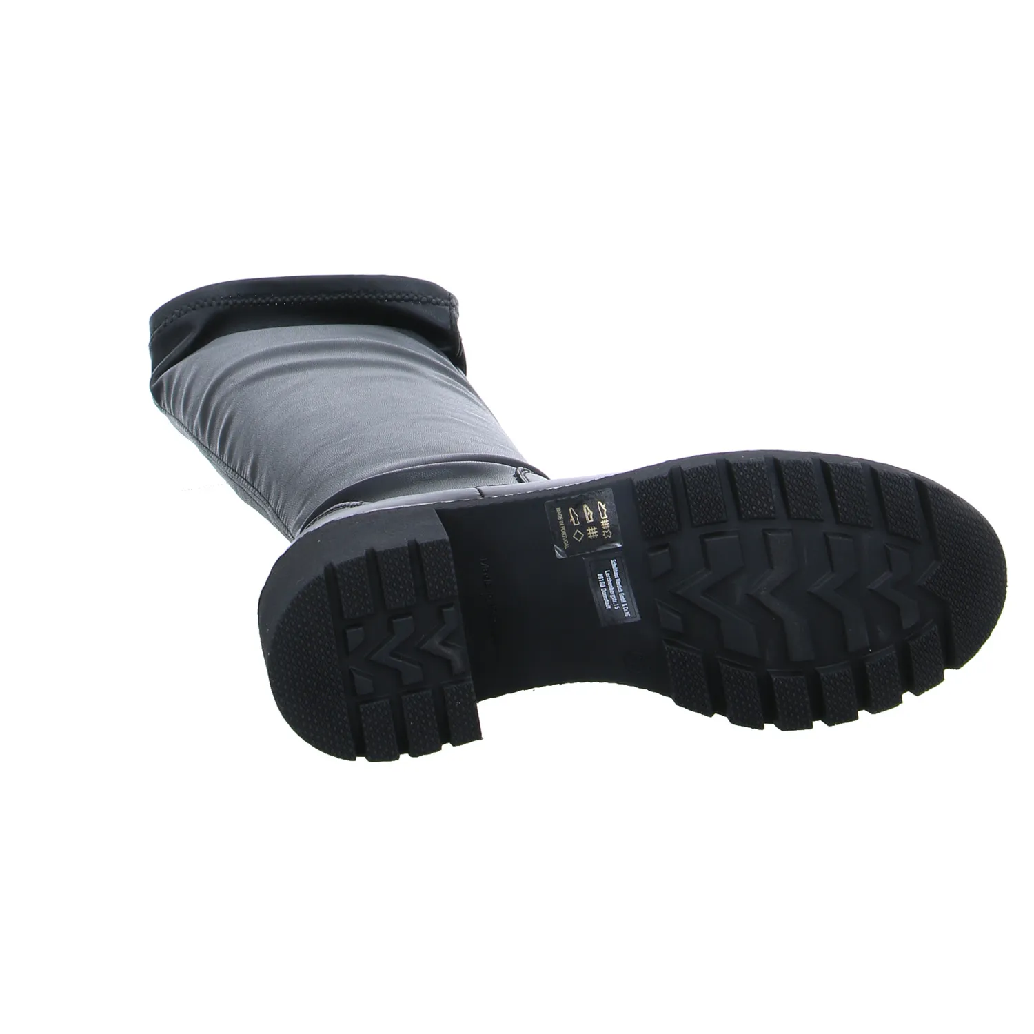 SCHUHENGEL Stiefel Schwarz Leder SCHUHENGEL Stiefel Schwarz Leder