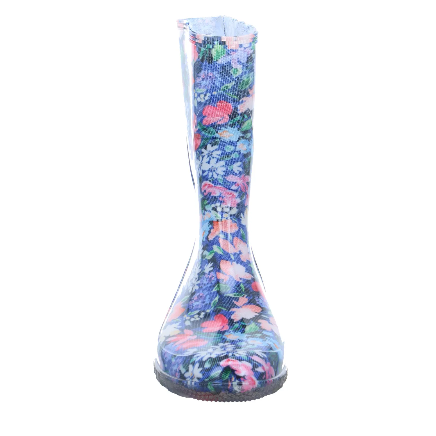* Damen-Gummistiefel Blau Synthetik * Damen-Gummistiefel Blau Synthetik