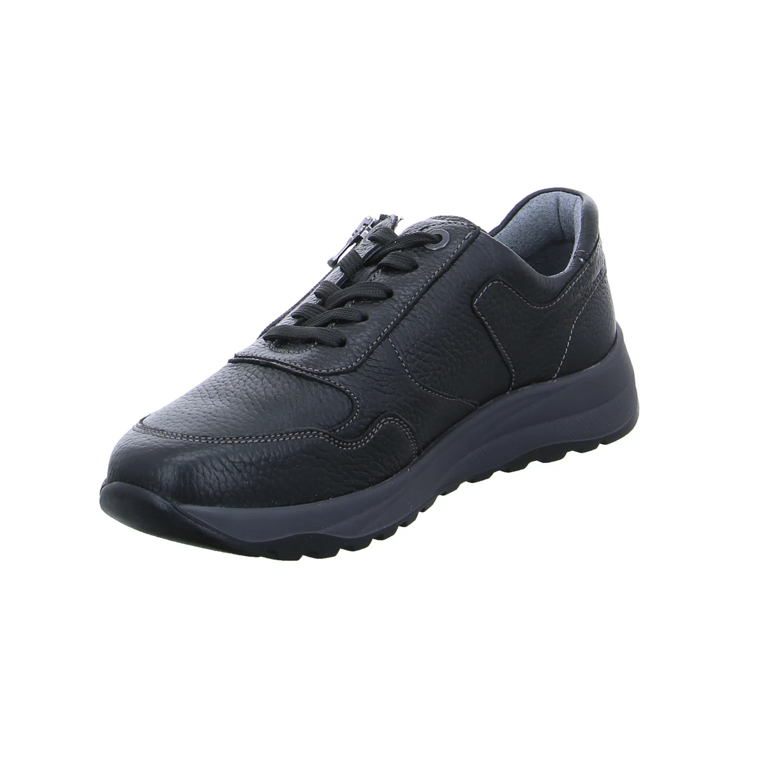 WALDLÄUFER Halbschuh Schwarz Leder WALDLÄUFER Halbschuh Schwarz Leder