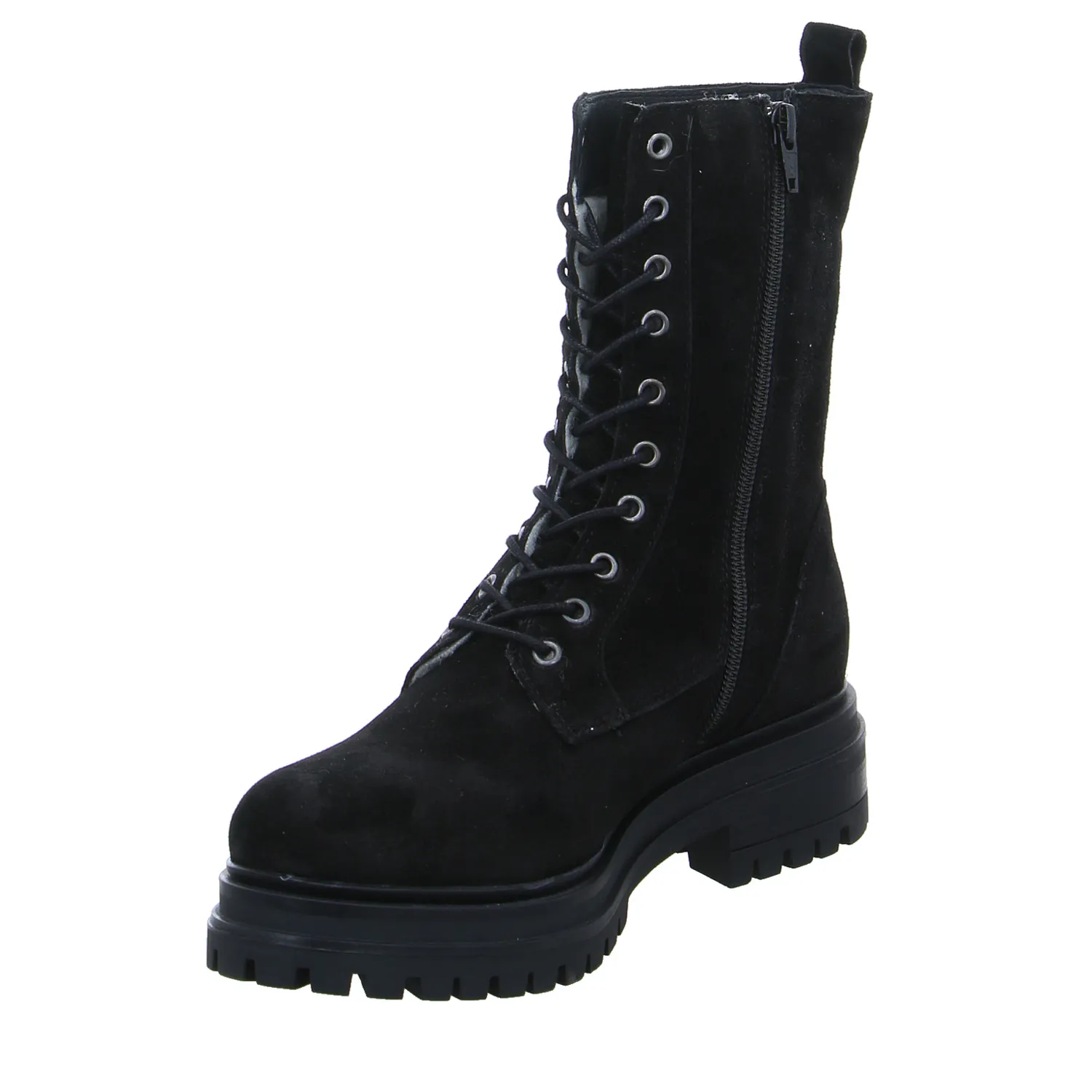 SCHUHENGEL Boot Schwarz Leder SCHUHENGEL Boot Schwarz Leder