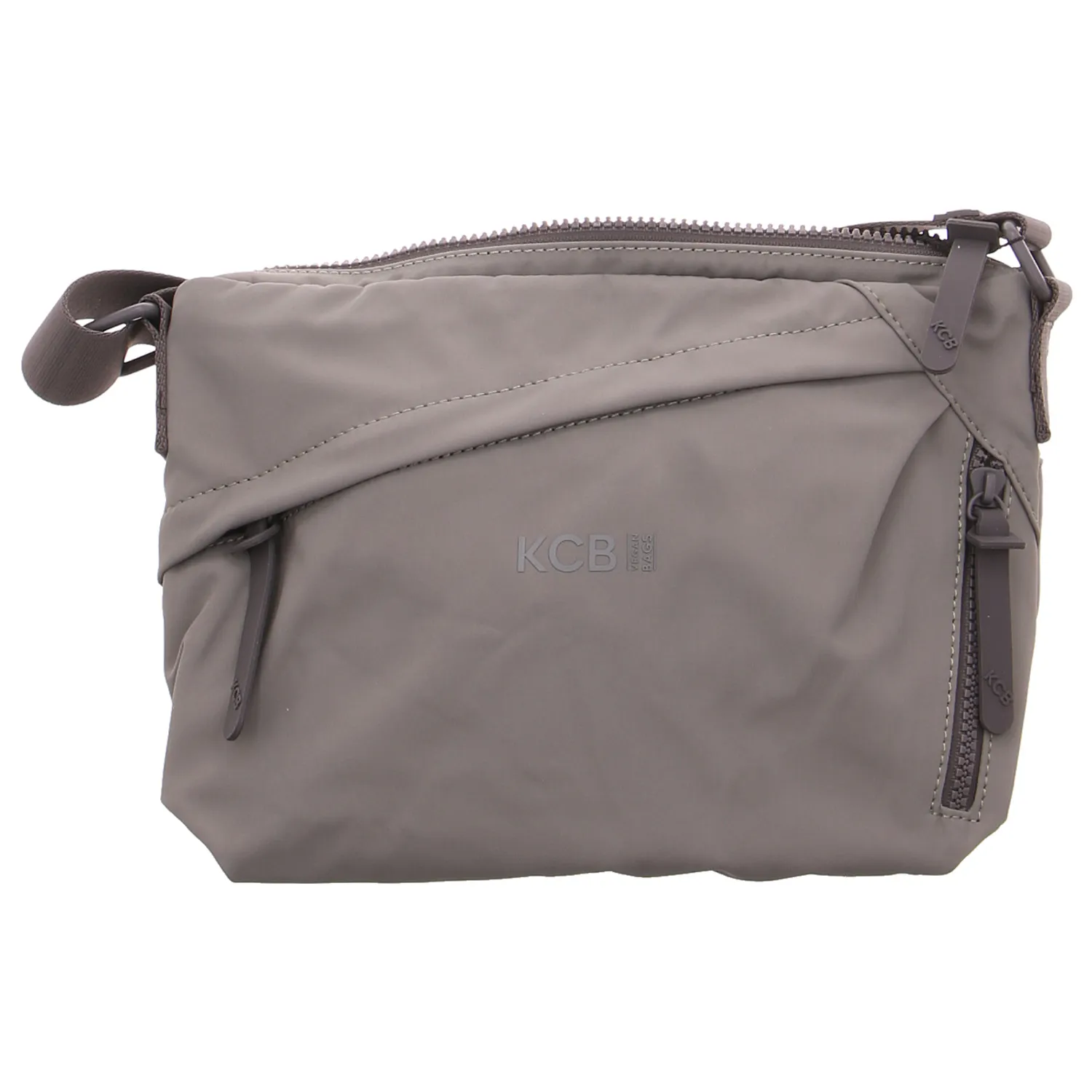 KCB VEGAN BAGS Wasserfest Sportliche Handtasche Khaki Textil KCB VEGAN BAGS Wasserfest Sportliche Handtasche Khaki Textil