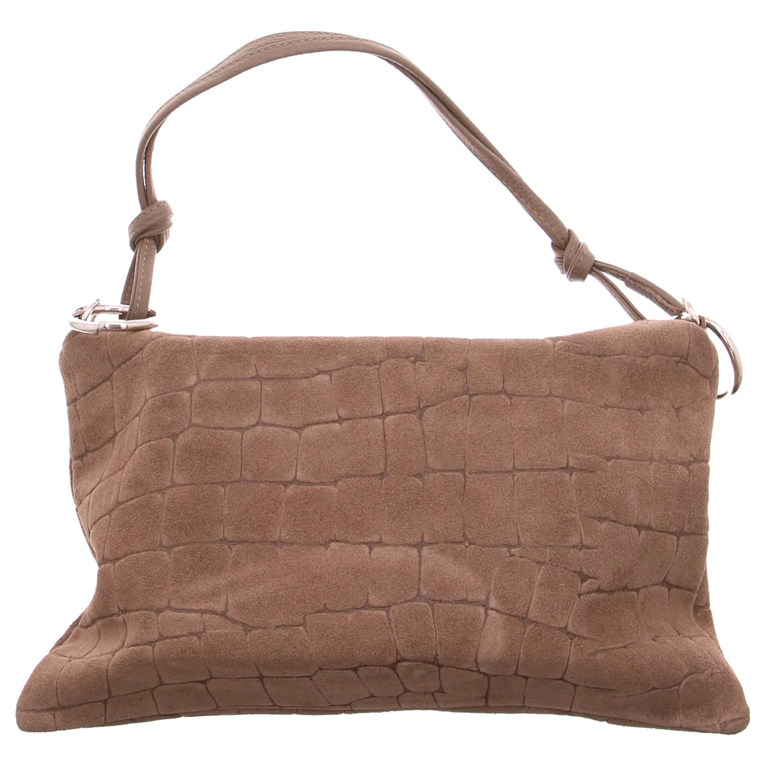 * Umhängetasche Taupe Leder * Umhängetasche Taupe Leder