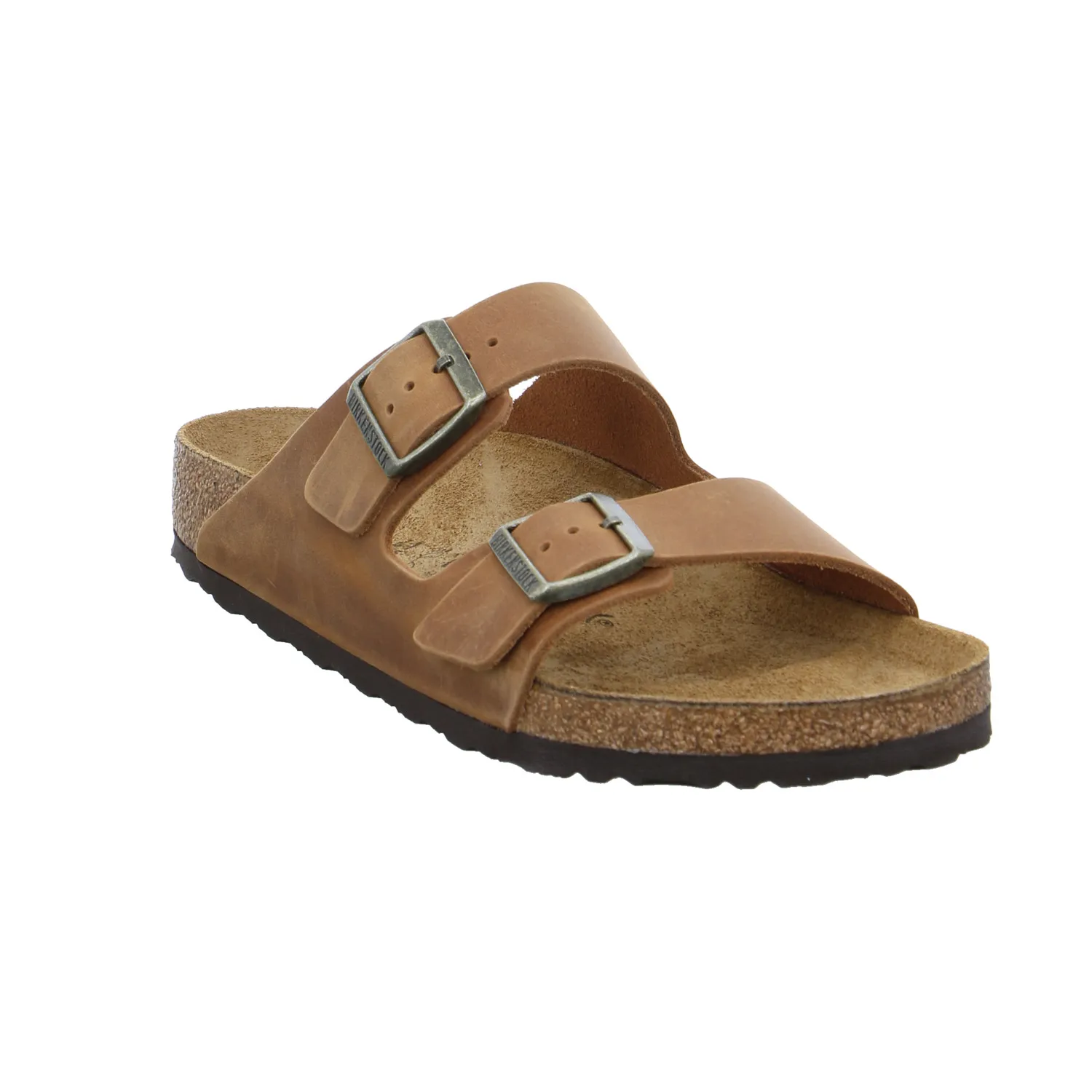 BIRKENSTOCK Normale Breite Bio-Mûles Cognac Leder BIRKENSTOCK Normale Breite Bio-Mûles Cognac Leder